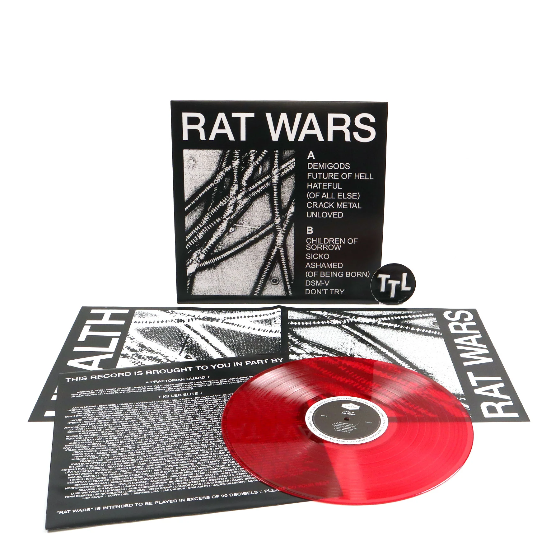 HEALTH: Rat Wars (Indie Exclusive Colored Vinyl) Vinyl LP - Image 2