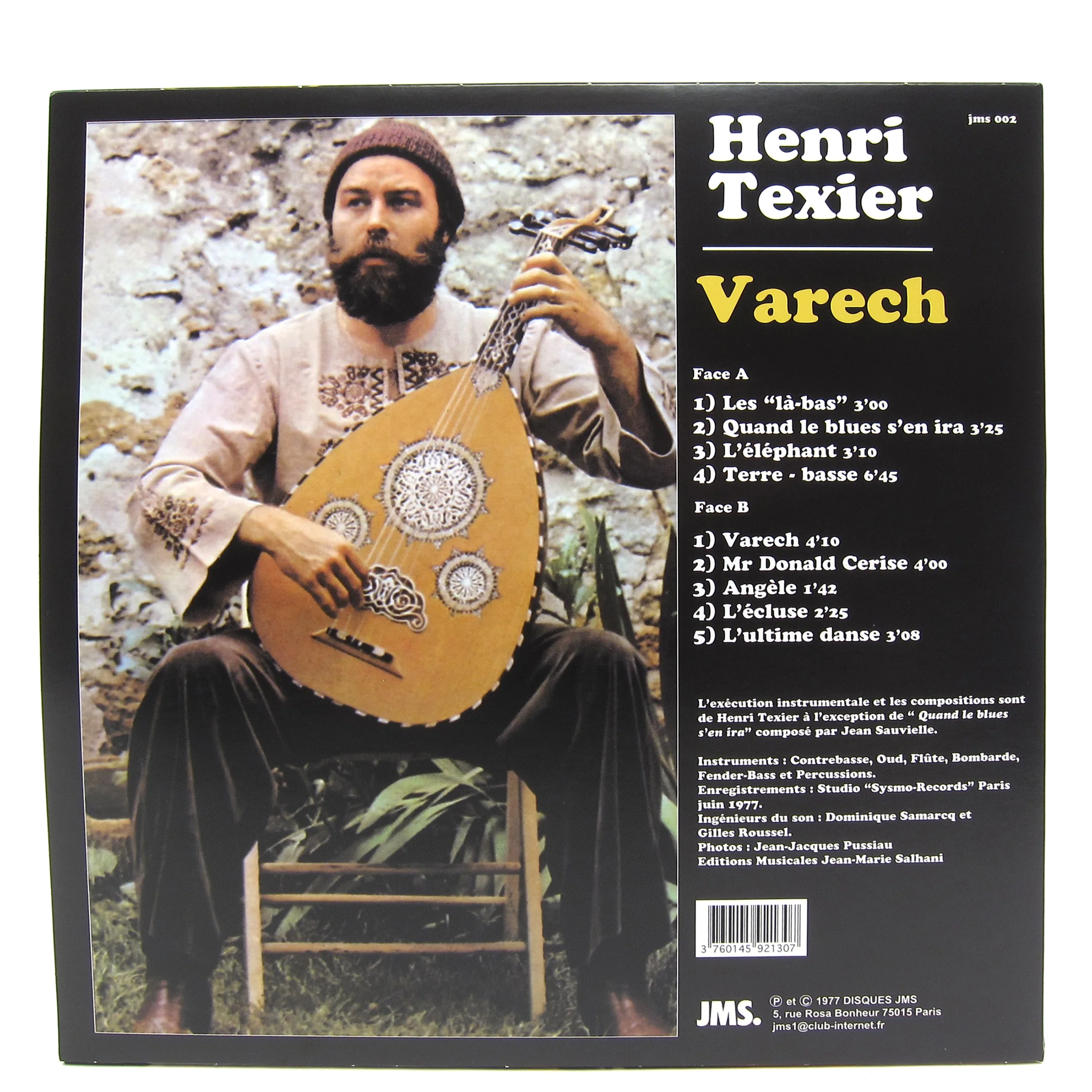 Henri Texier: Varech Vinyl LP - Image 2
