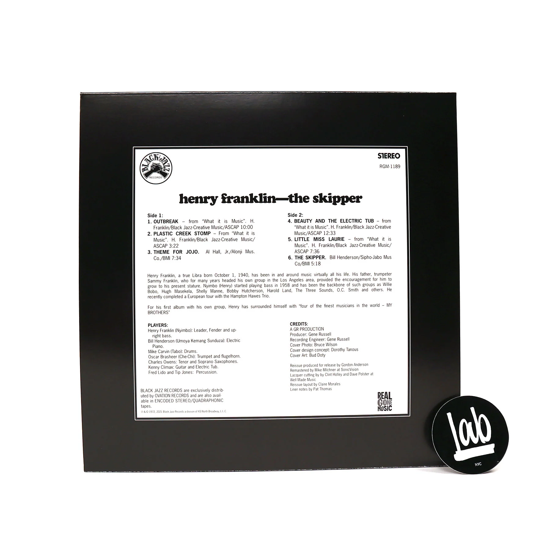 Henry Franklin: The Skipper Vinyl LP - Image 3