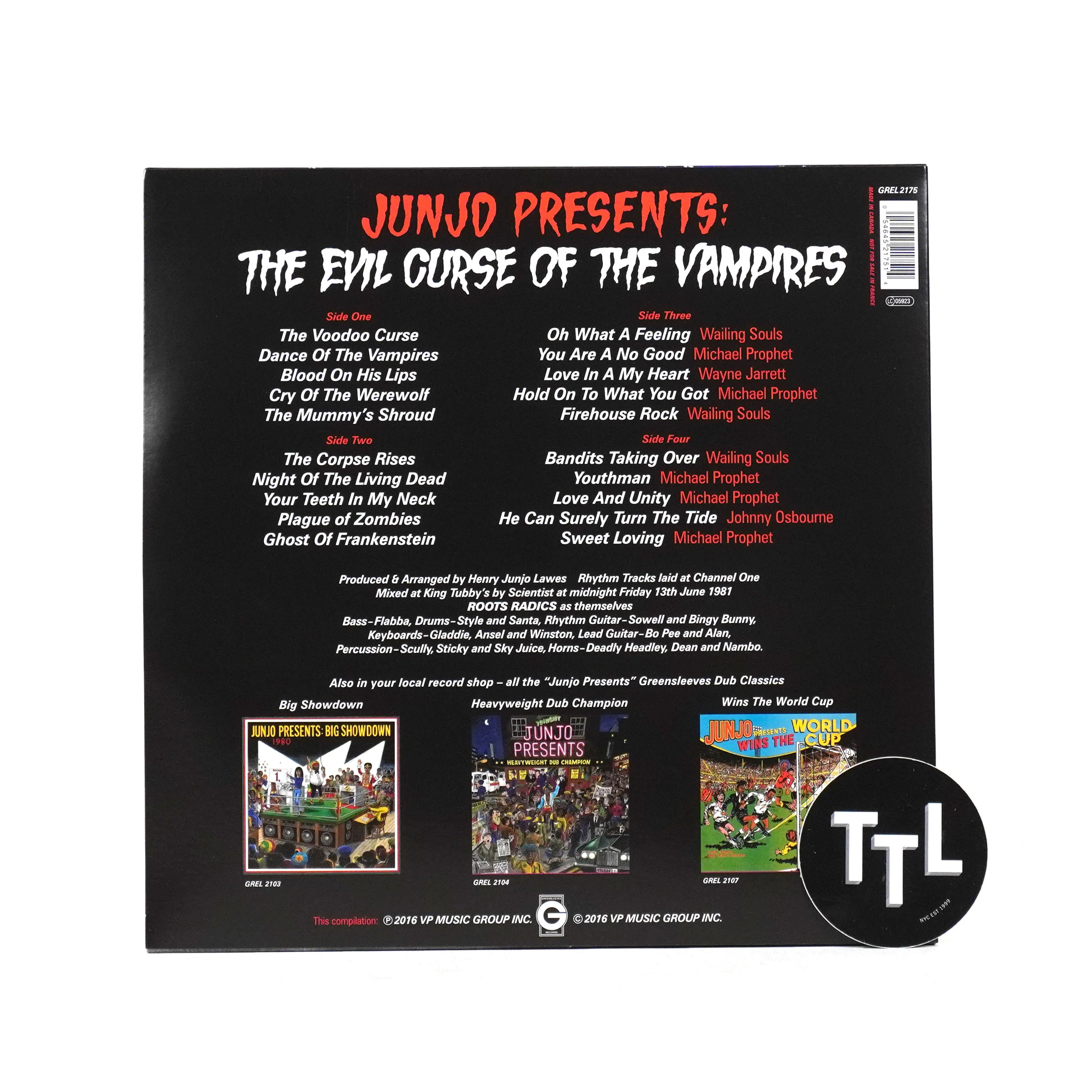 Henry Junjo Lawes: The Evil Curse Of The Vampires (Scientist) (Colored Vinyl) Vinyl 2LP - Image 4