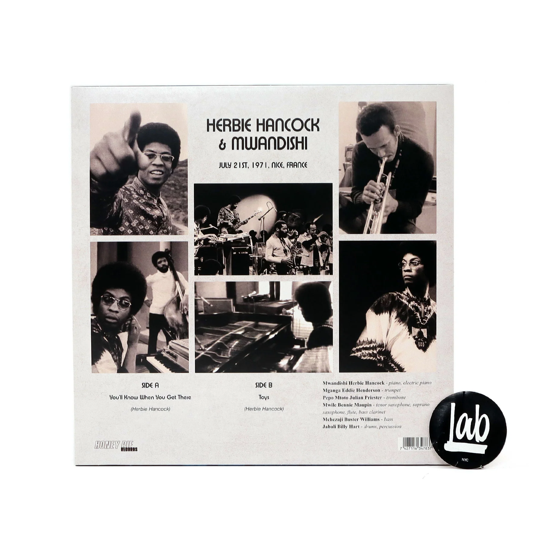 Herbie Hancock & Mwandishi: July 21st, 1971, Nice, France Vinyl LP - Image 2