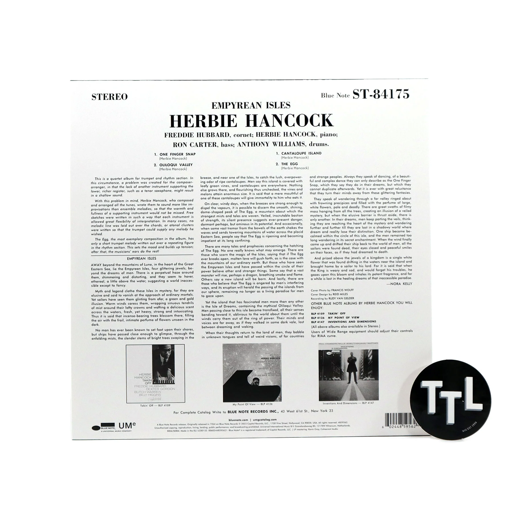 Herbie Hancock: Empyrean Isles (180g) Vinyl LP - Image 2