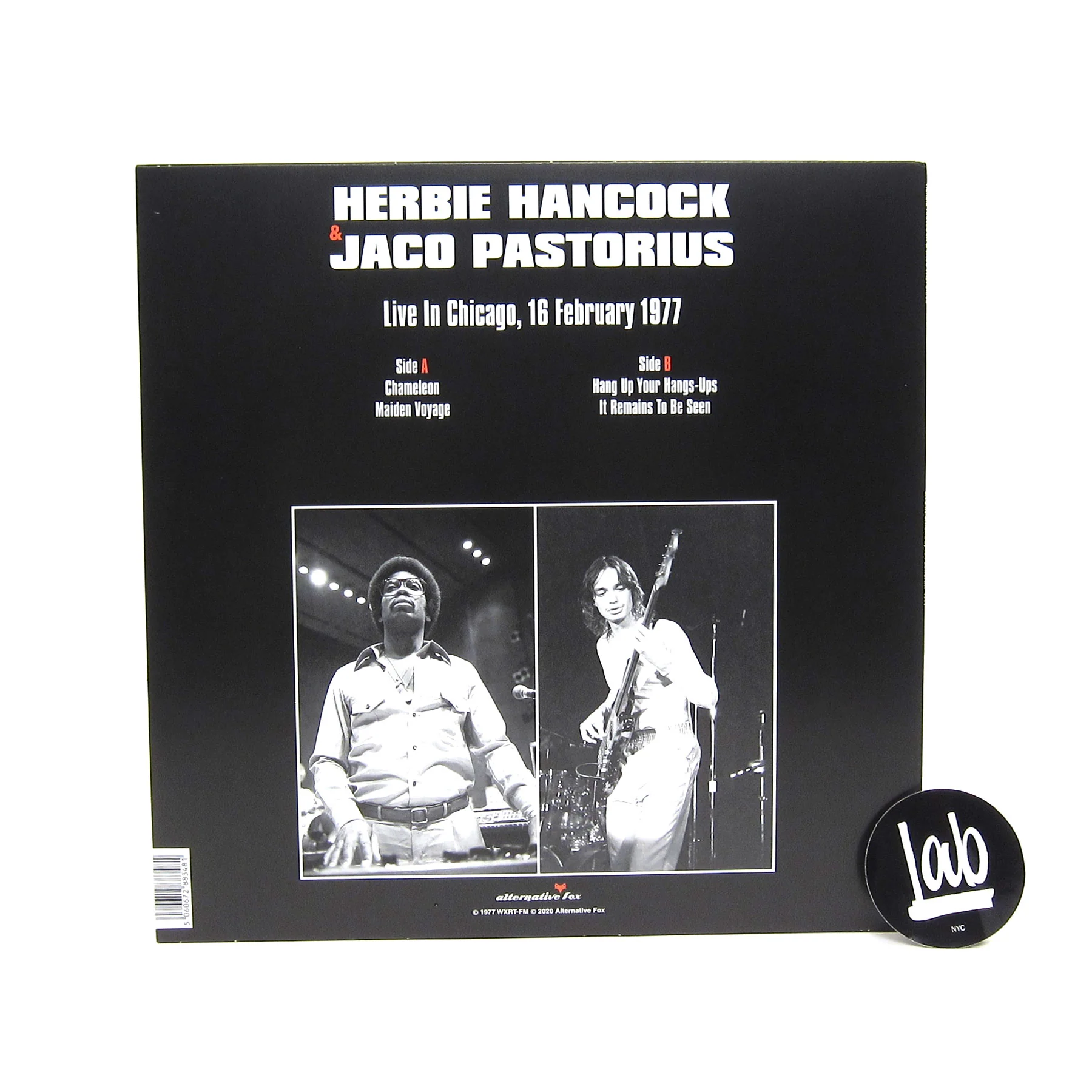 Herbie Hancock & Jaco Pastorius: Live In Chicago, 16 February 1977 Vinyl LP - Image 2
