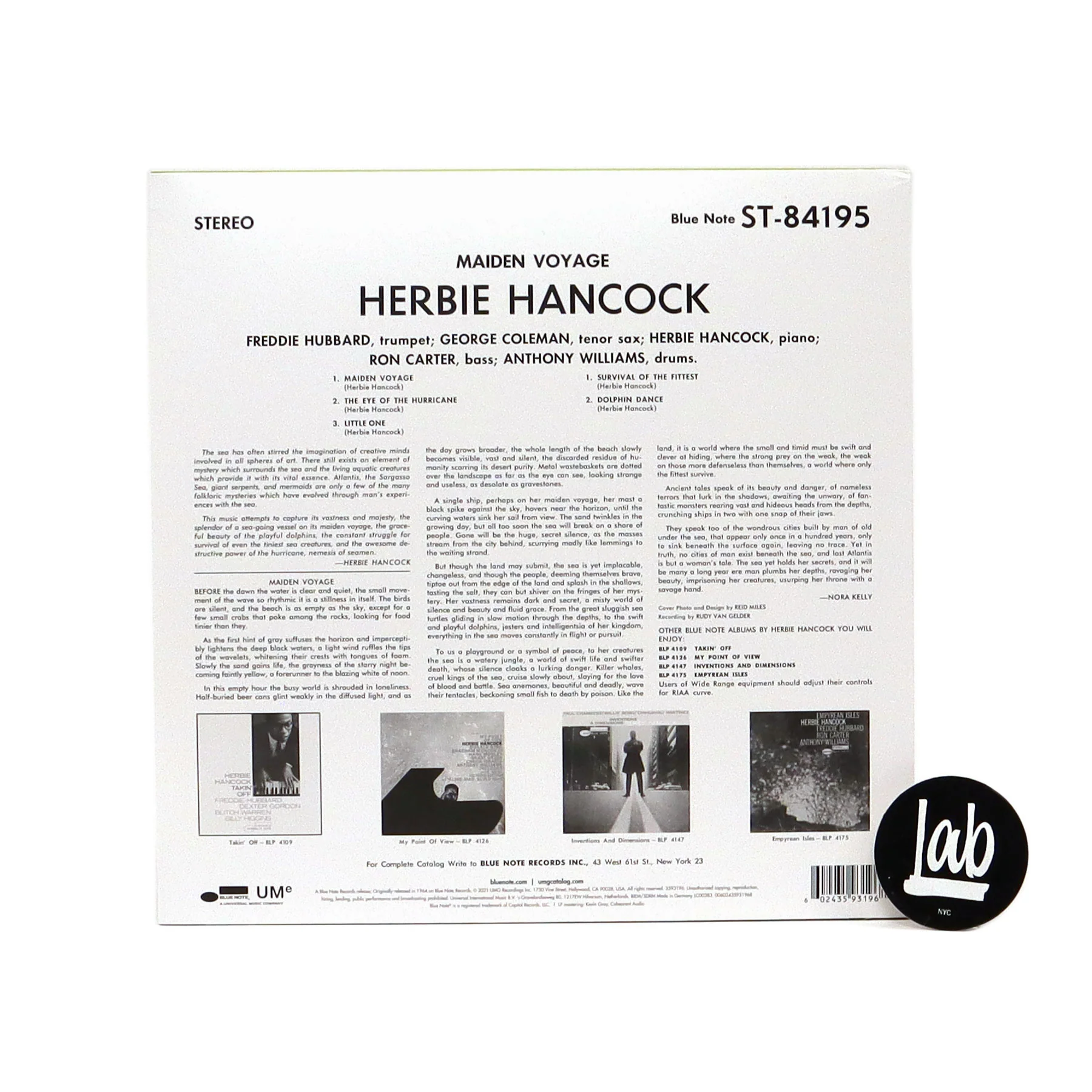 Herbie Hancock: Maiden Voyage (180g) Vinyl LP - Image 2