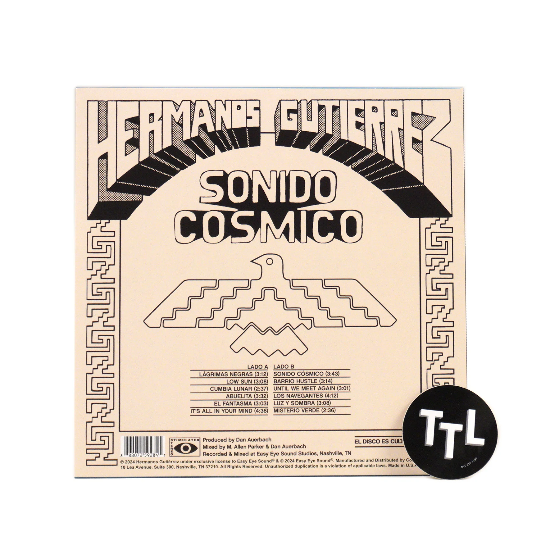Hermanos Gutierrez: Sonido Cosmico (Indie Exclusive Orange & Red Colored Vinyl) Vinyl LP - Image 3