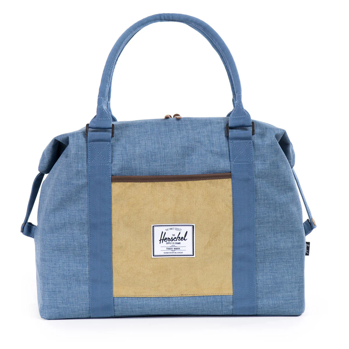 Herschel Supply Co.: Strand Duffle Bag - Navy / Straw Crosshatch - Image 2