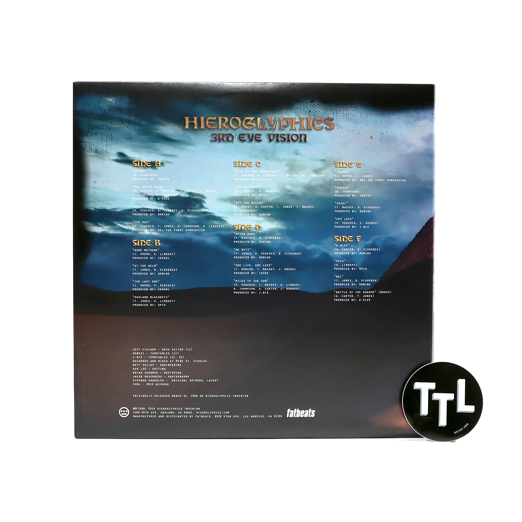 Hieroglyphics: 3rd Eye Vision Vinyl 3LP - Image 3