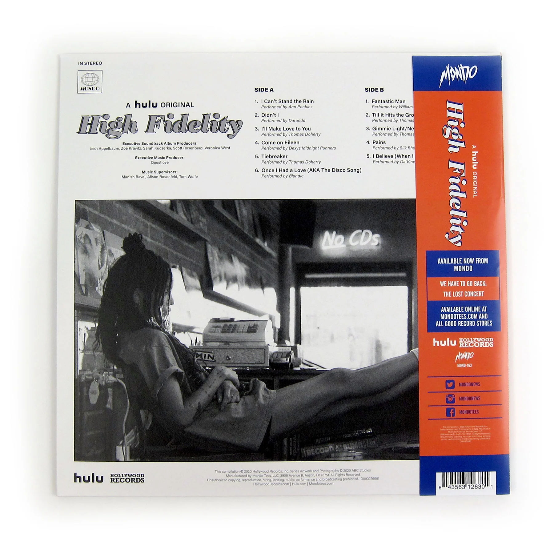 High Fidelity: Hulu Original Series Soundtrack (180g) Vinyl LP - Image 4