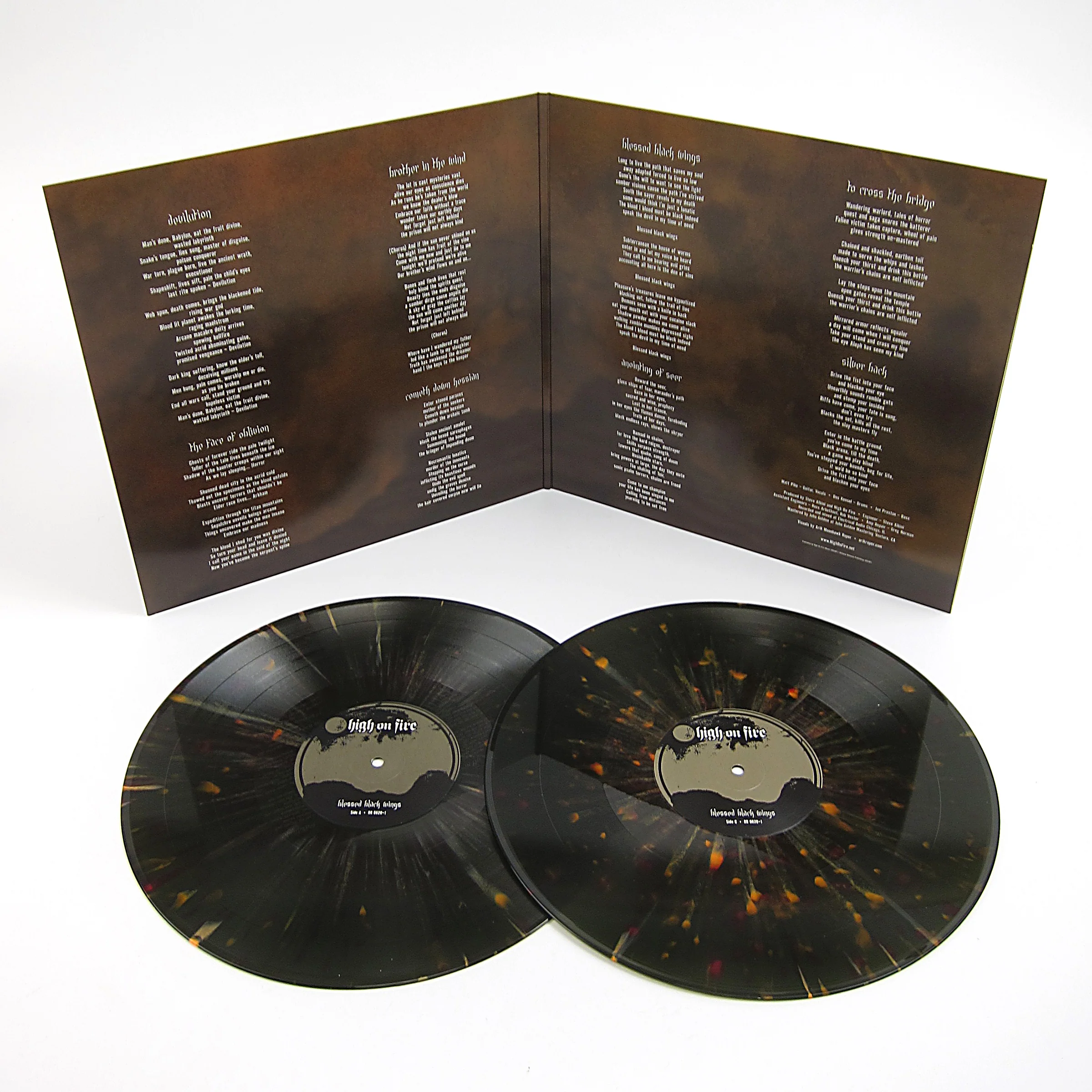 High On Fire: Blessed Black Wings (Colored Vinyl) Vinyl 2LP - Image 2