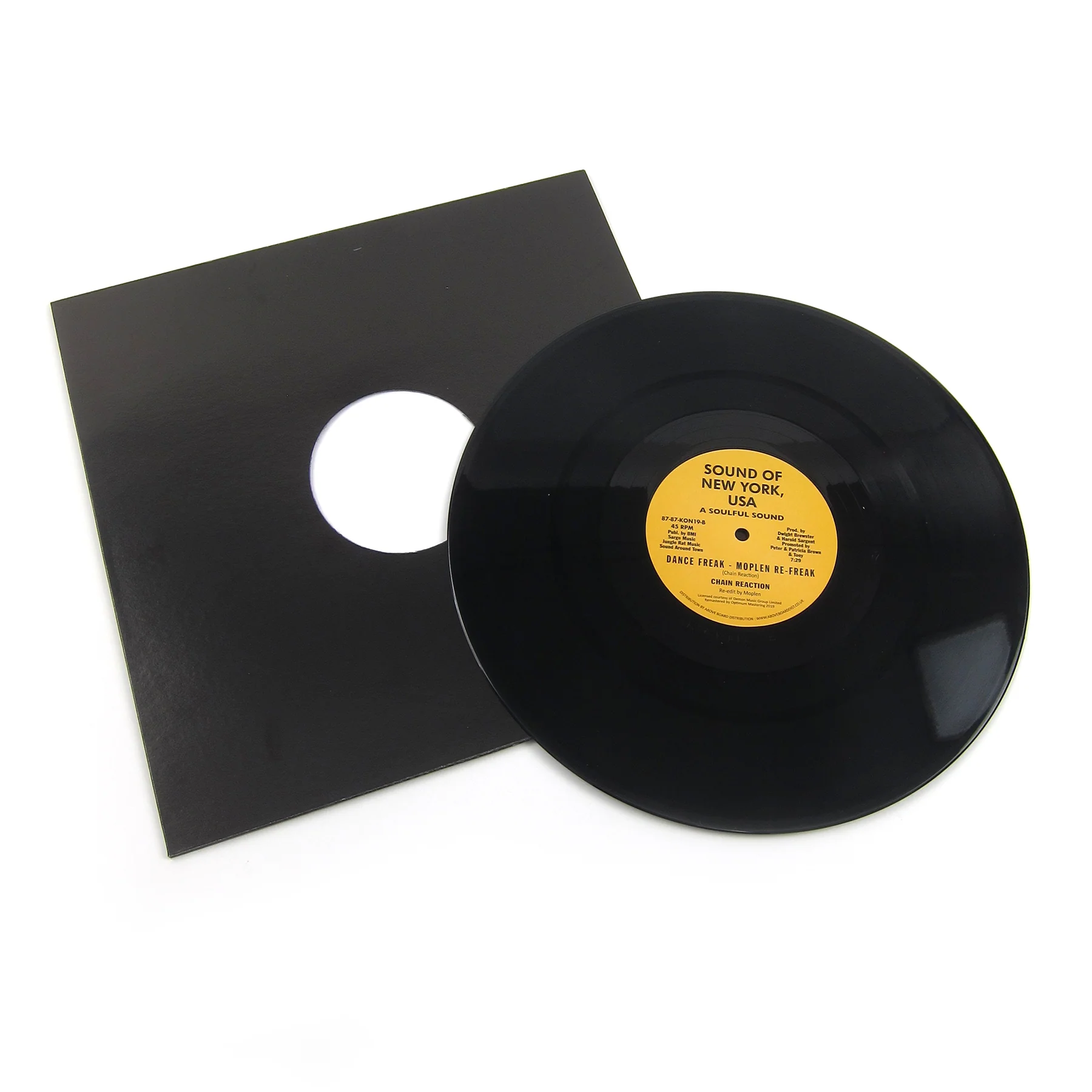 High Voltage / Chain Reaction: Rock, Spank, Freak (Kon Re-Work) / Dance Freak (Moplen Re-Freak) Vinyl 12" - Image 2