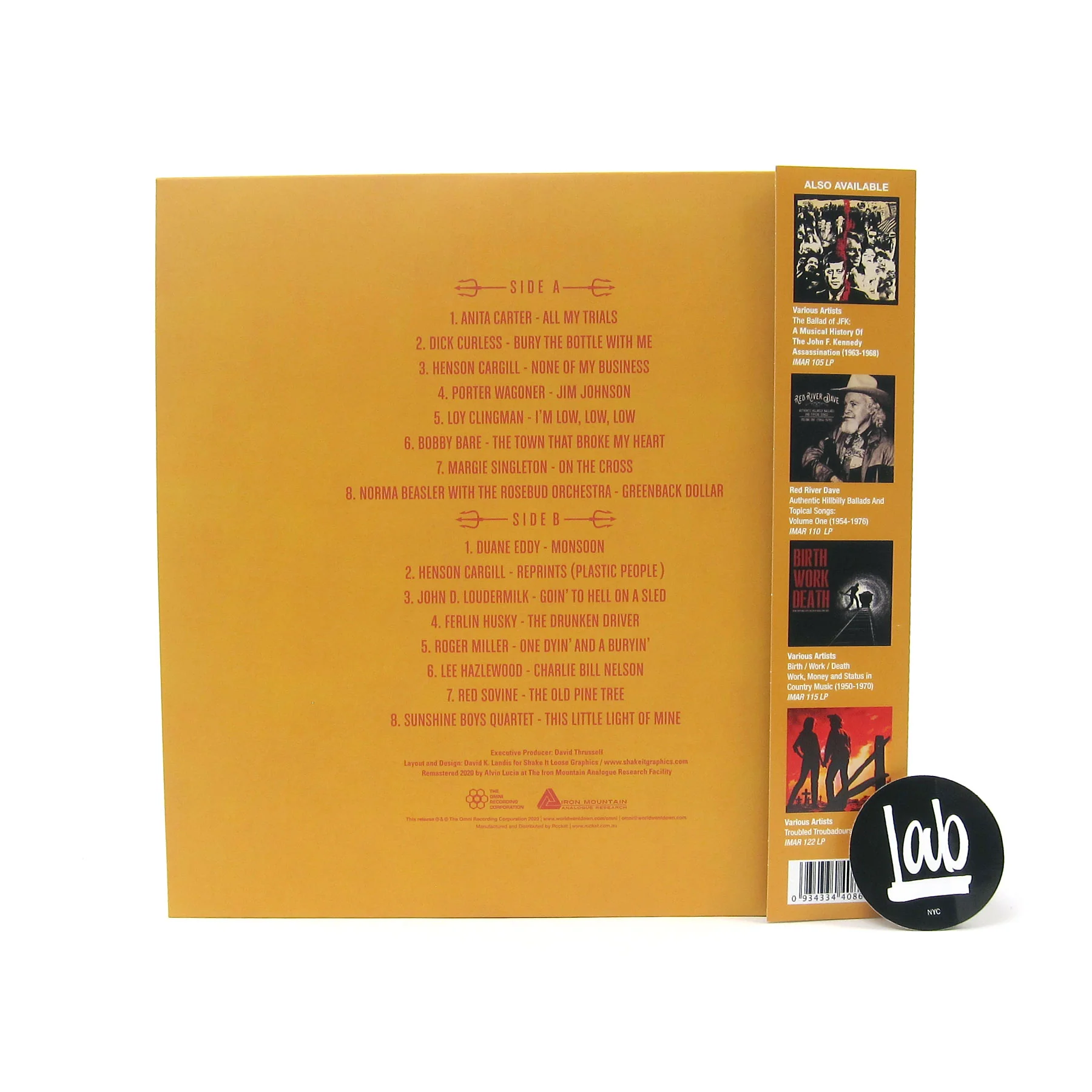 Hillbillies In Hell: Volume XI - Country Music's Tormented Testament 1952-74 Vinyl LP - Image 3