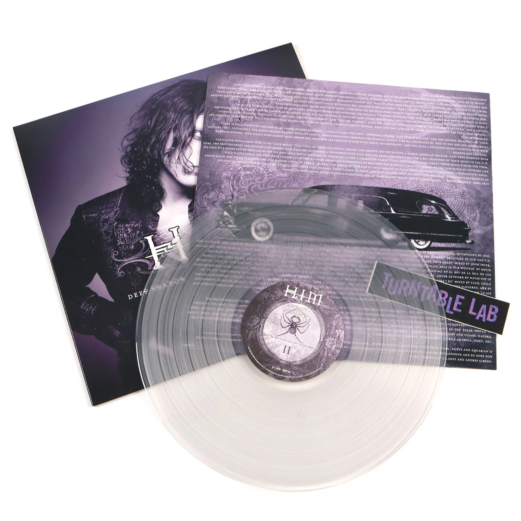 HIM: Deep Shadows And Brilliant Highlights (Clear Colored Vinyl) Vinyl LP - Image 2