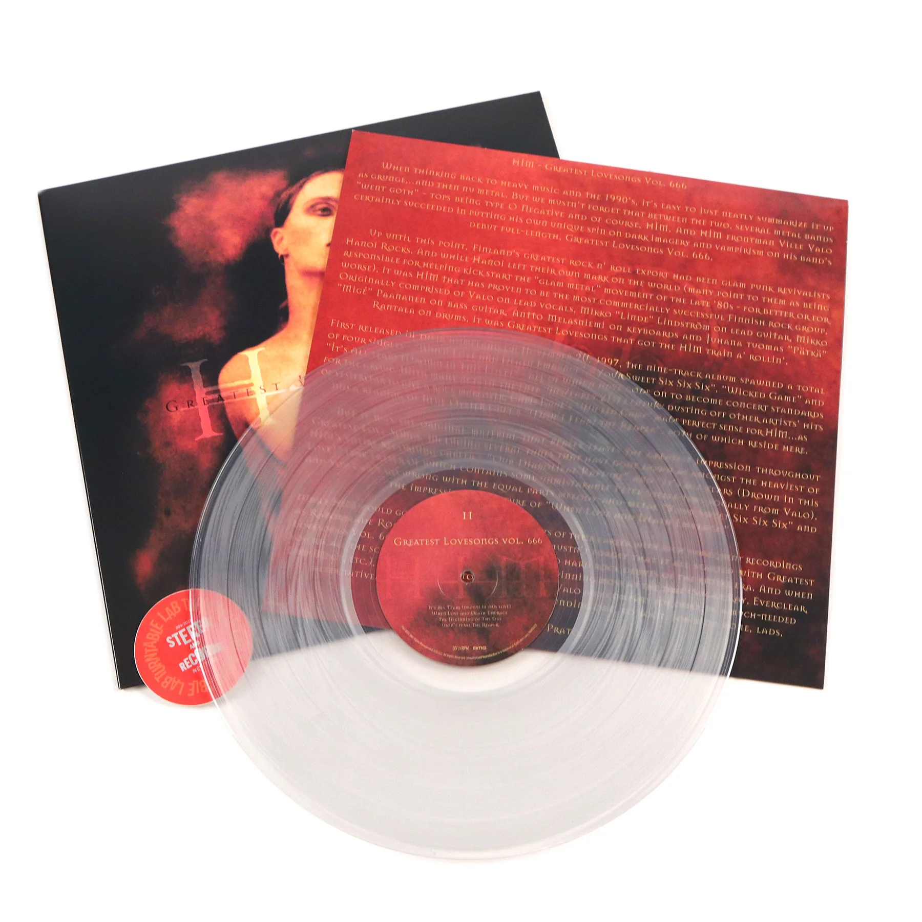 HIM: Greatest Lovesongs Vol. 666 (Clear Colored Vinyl) Vinyl LP - Image 2