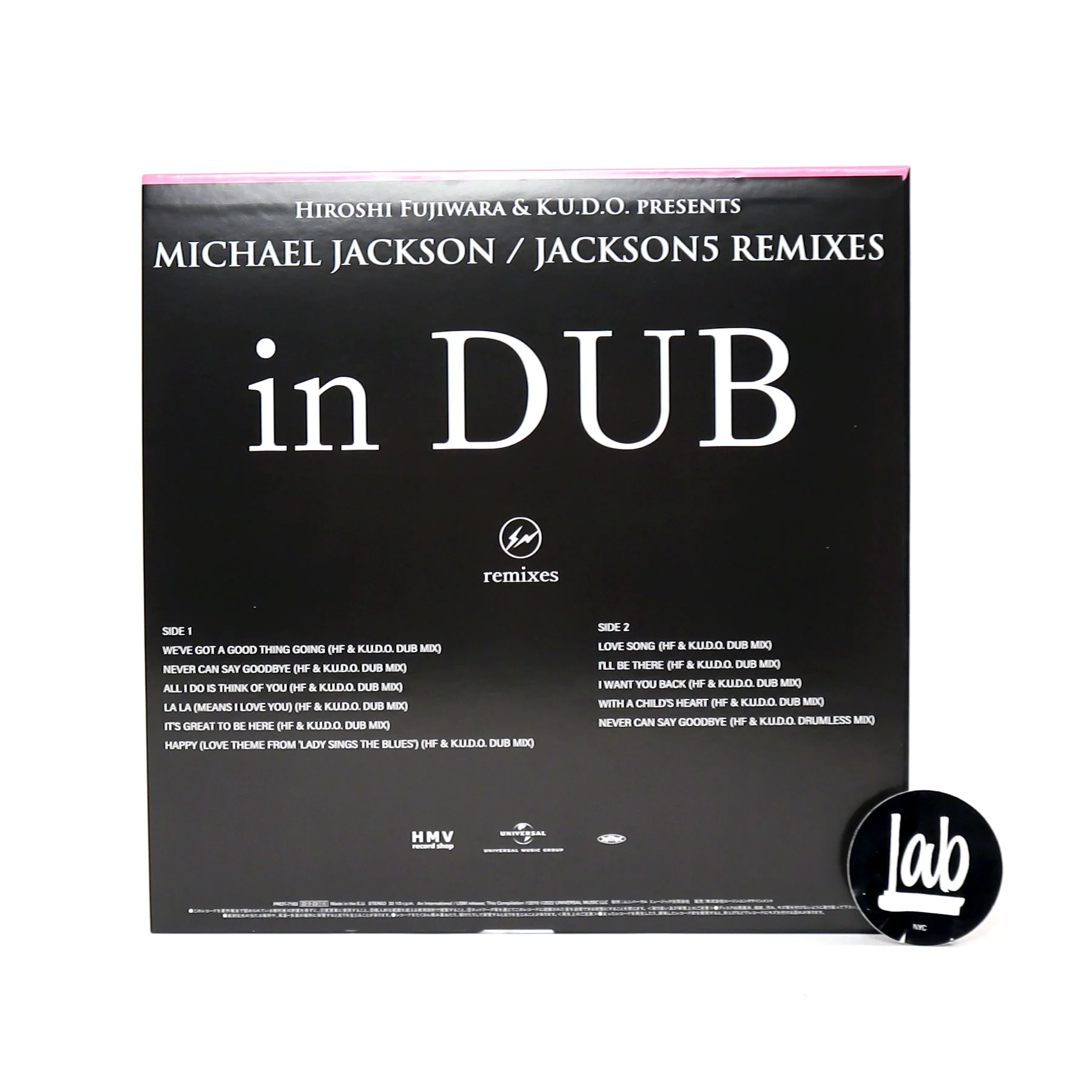 Hiroshi Fujiwara & K.U.D.O.: Michael Jackson / Jackson 5 Remixes In Dub (Import) Vinyl LP - Image 3