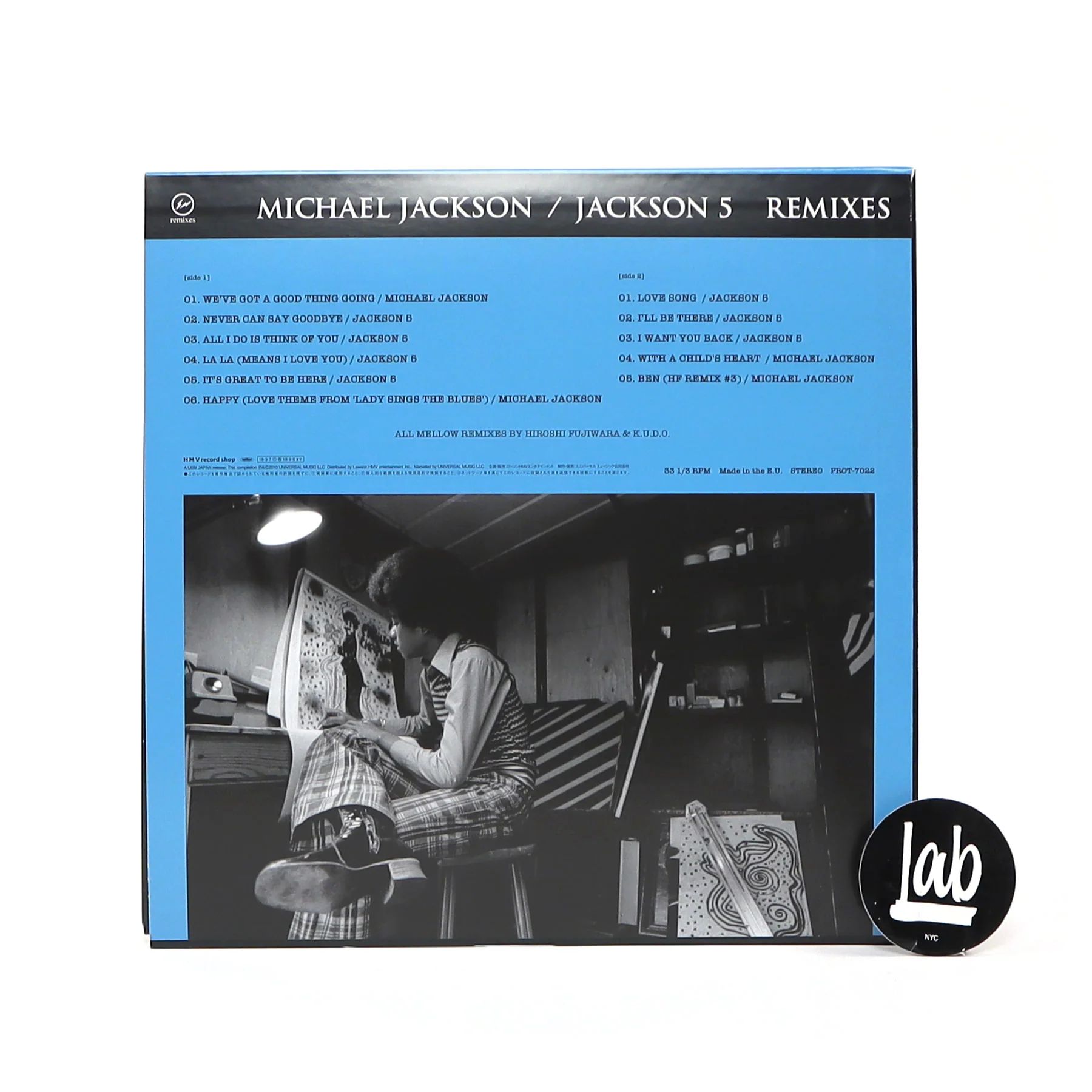 Hiroshi Fujiwara & K.U.D.O.: Michael Jackson / Jackson 5 Remixes (Import) Vinyl LP - Image 3
