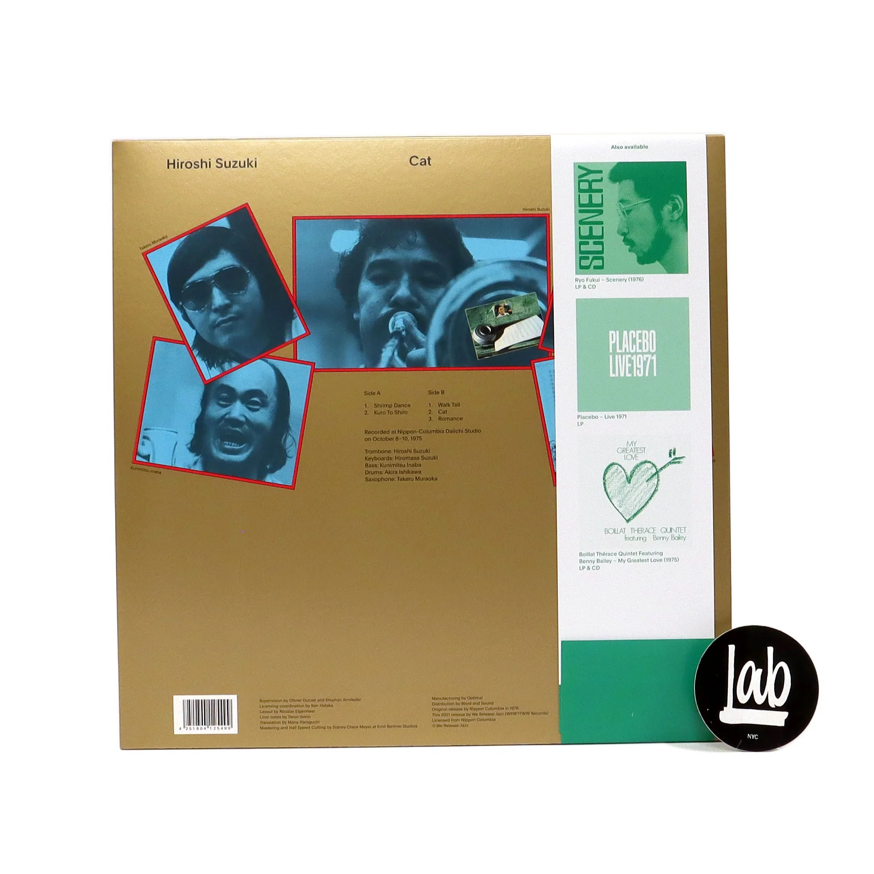 Hiroshi Suzuki: Cat (180g) Vinyl LP - Image 3