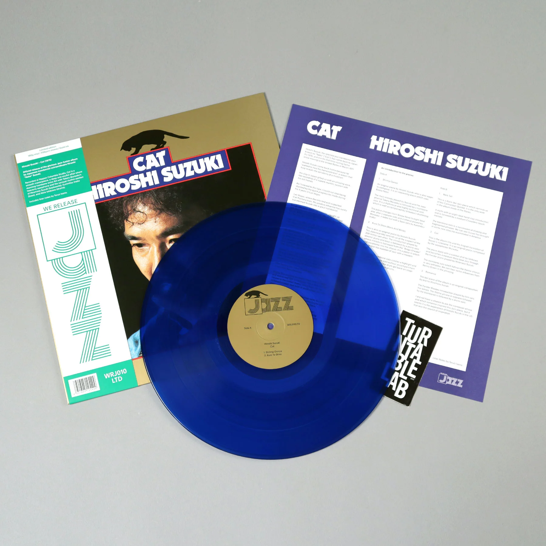 Hiroshi Suzuki: Cat (Blue Colored Vinyl) Vinyl LP - Turntable Lab Exclusive - LIMIT 1 PER CUSTOMER - Image 2