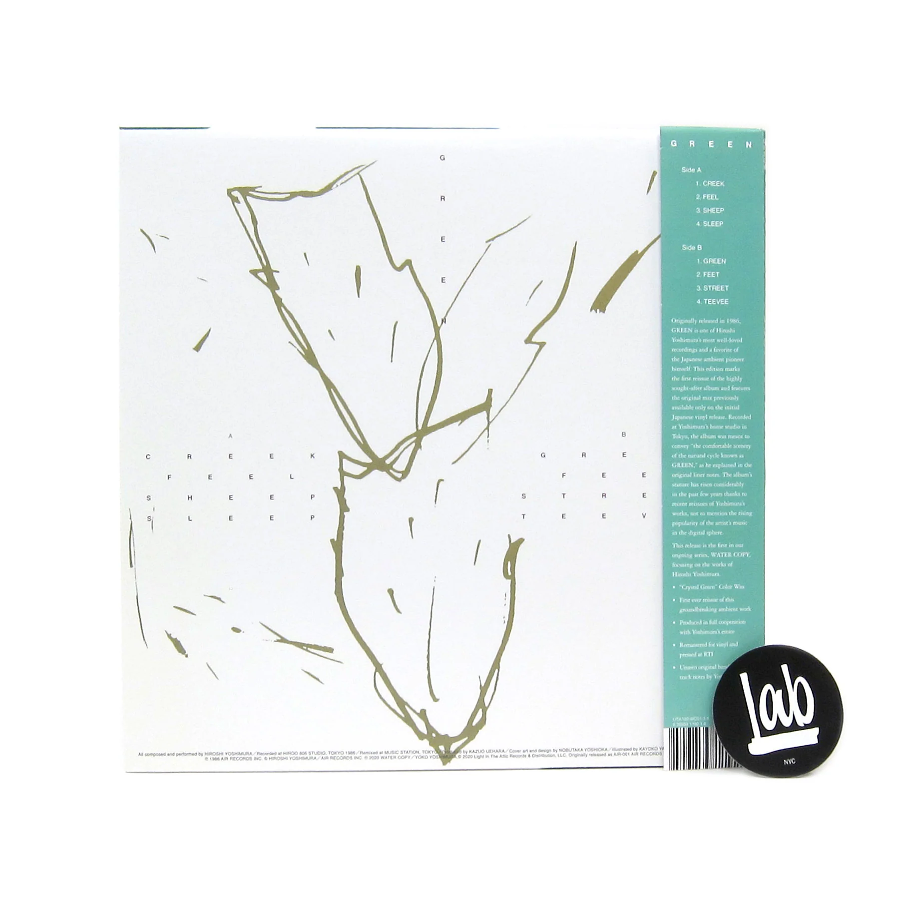 Hiroshi Yoshimura: Green (Green Colored Vinyl) Vinyl LP - Image 3