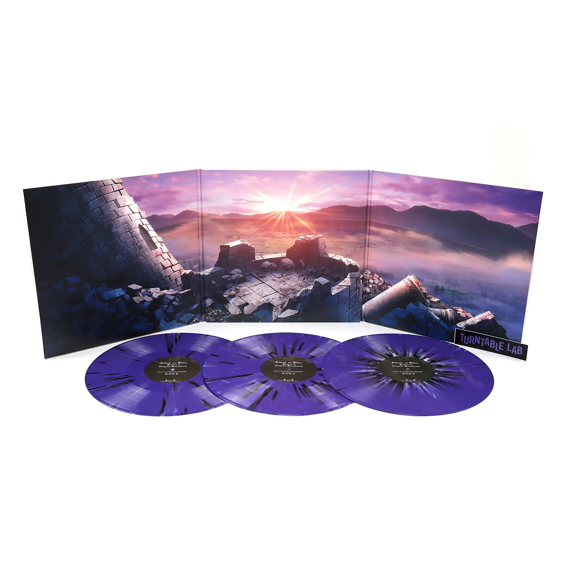 Hiroyuki Sawano: Attack On Titan Season 2 Soundtrack (180g, Colored Vinyl) Vinyl 3LP - Image 2
