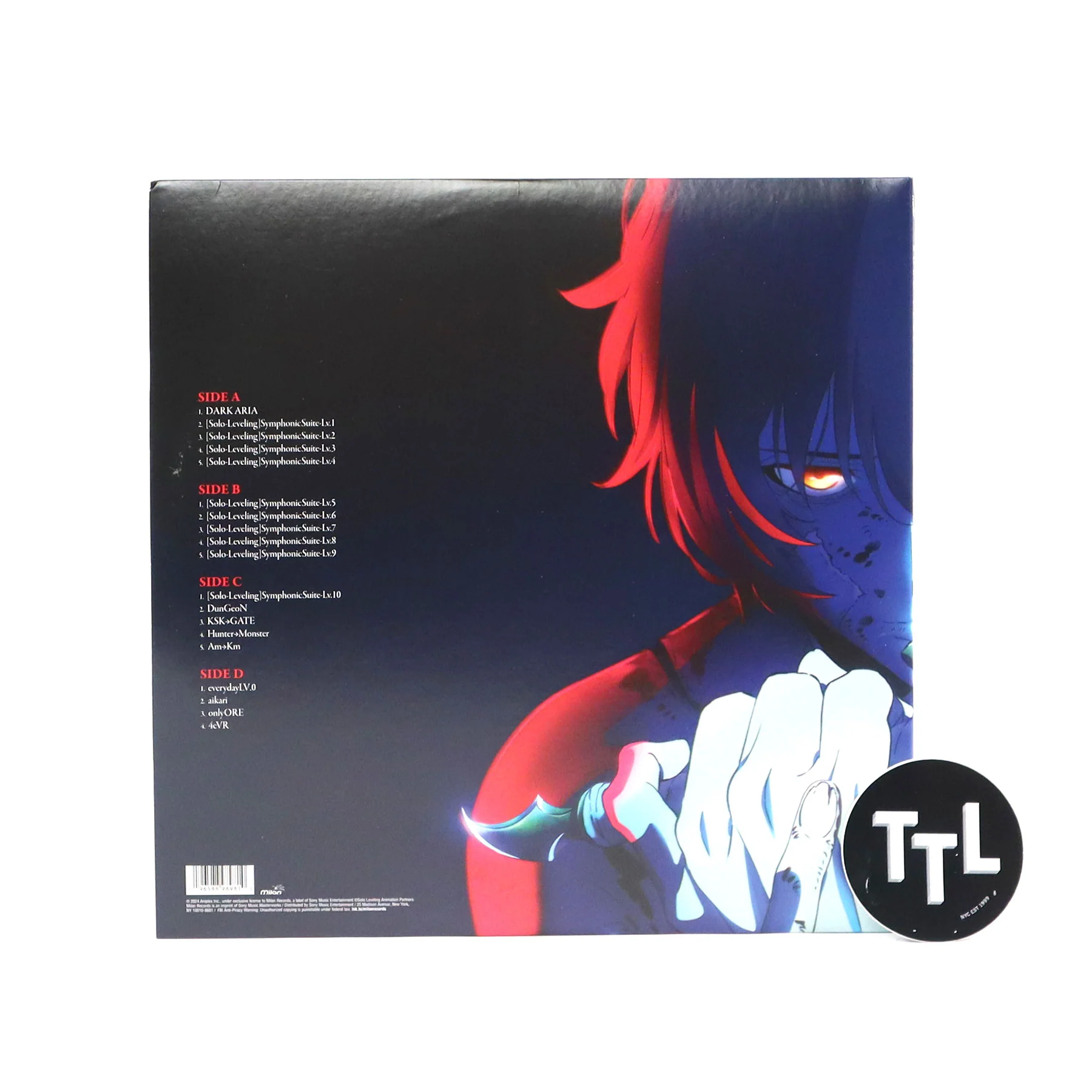 Hiroyuki Sawano: Solo Leveling Original Series Soundtrack (Colored Vinyl) Vinyl 2LP - Image 3