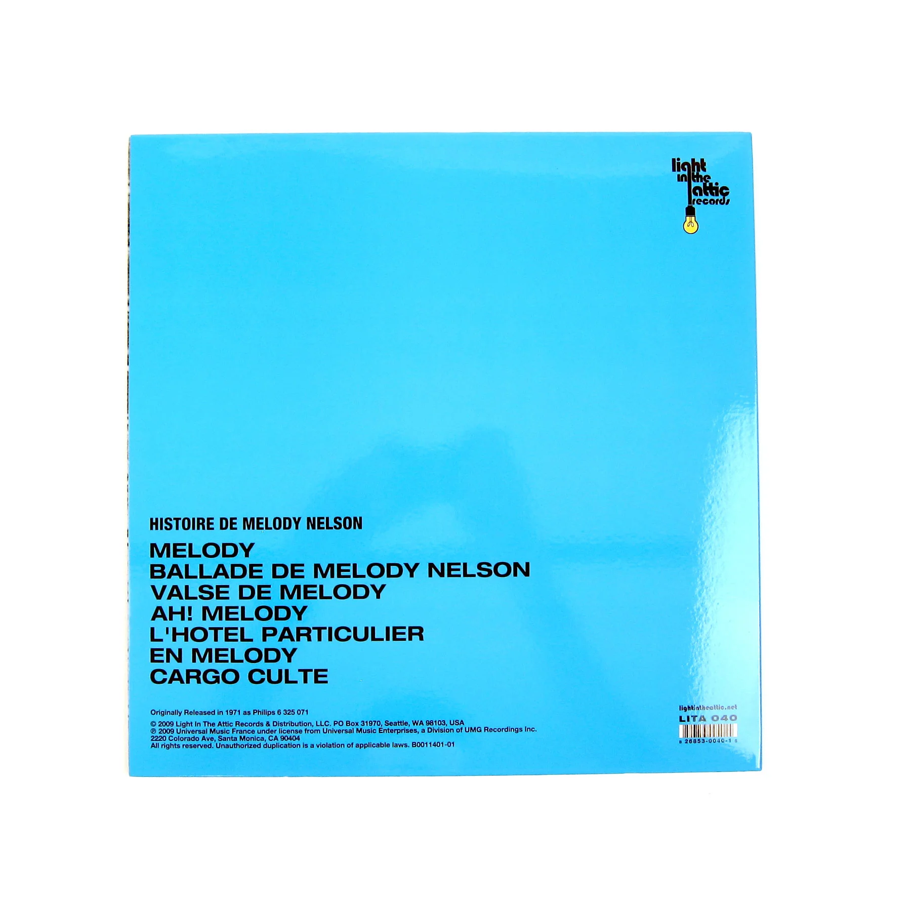 Serge Gainsbourg: Histoire De Melody Nelson (180g) Vinyl LP - Image 4