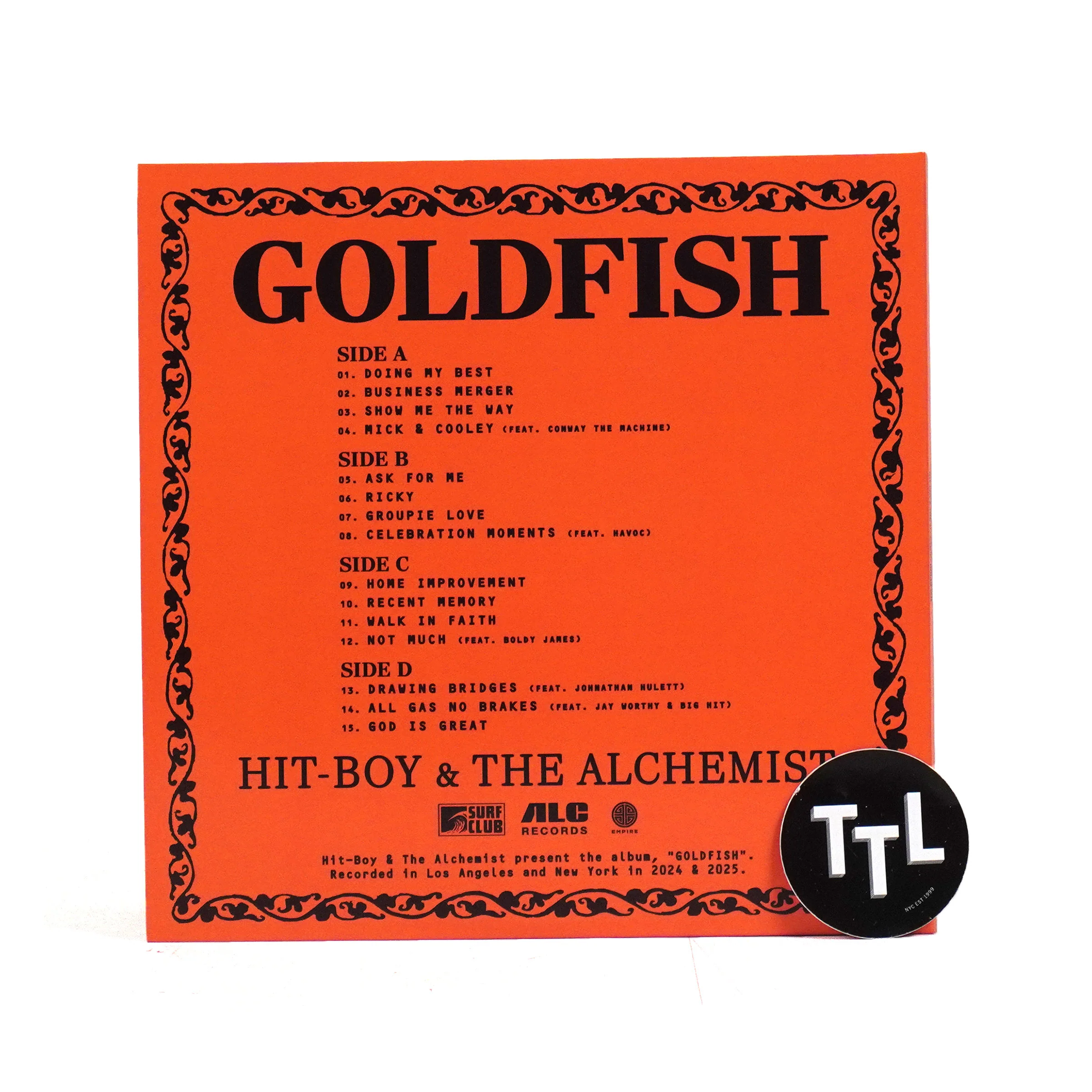 Hit-Boy & The Alchemist: Goldfish (Colored Vinyl) Vinyl 2LP - Image 3