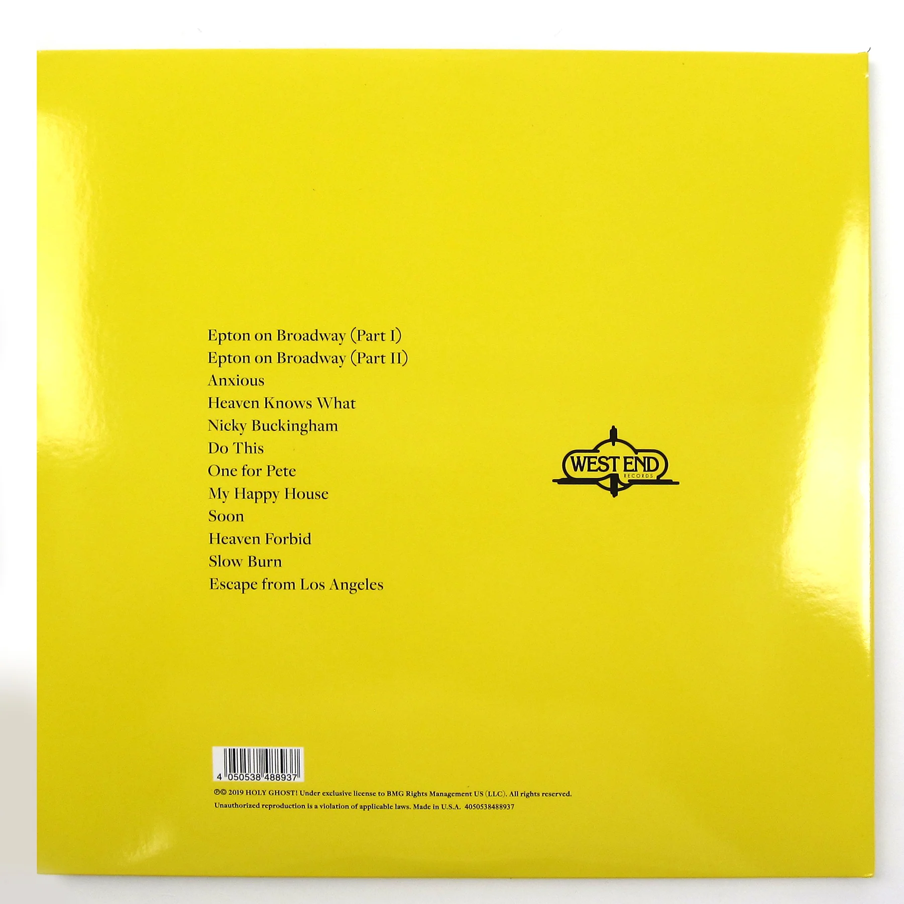 Holy Ghost!: Work Vinyl LP - Image 3