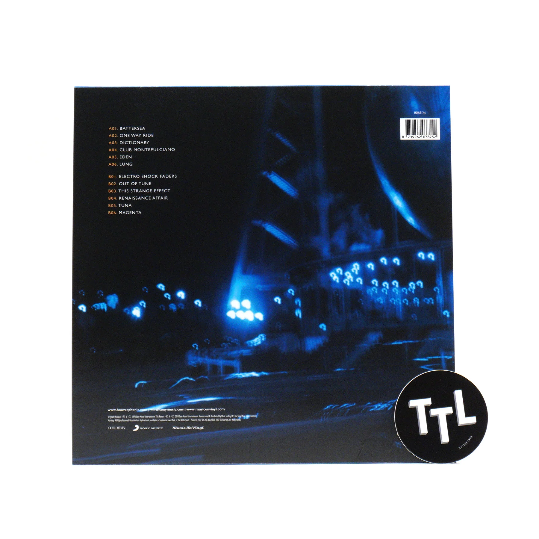 Hooverphonic: Blue Wonder Power Milk (180g, Colored Vinyl) Vinyl LP - Image 3