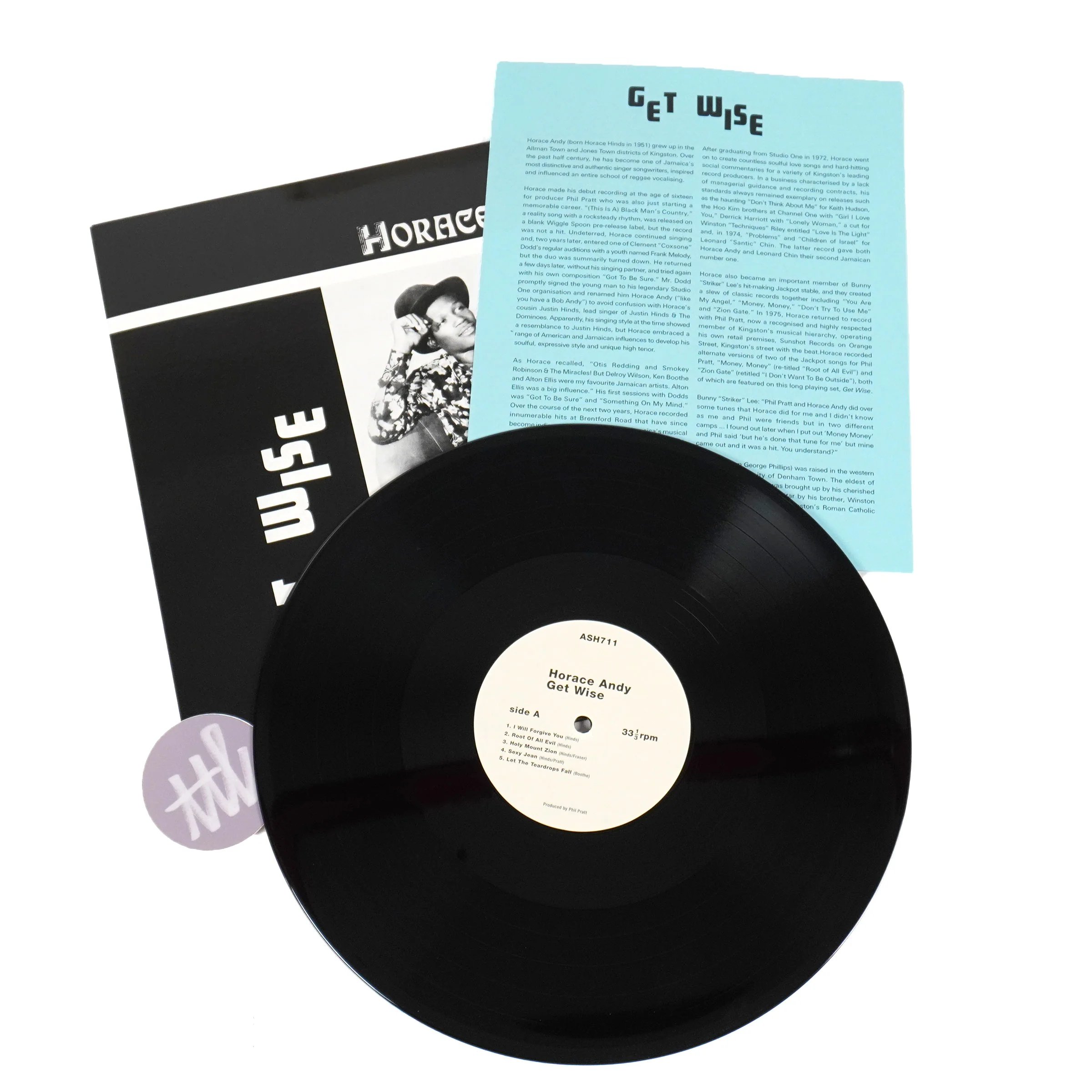 Horace Andy: Get Wise Vinyl LP - Image 2