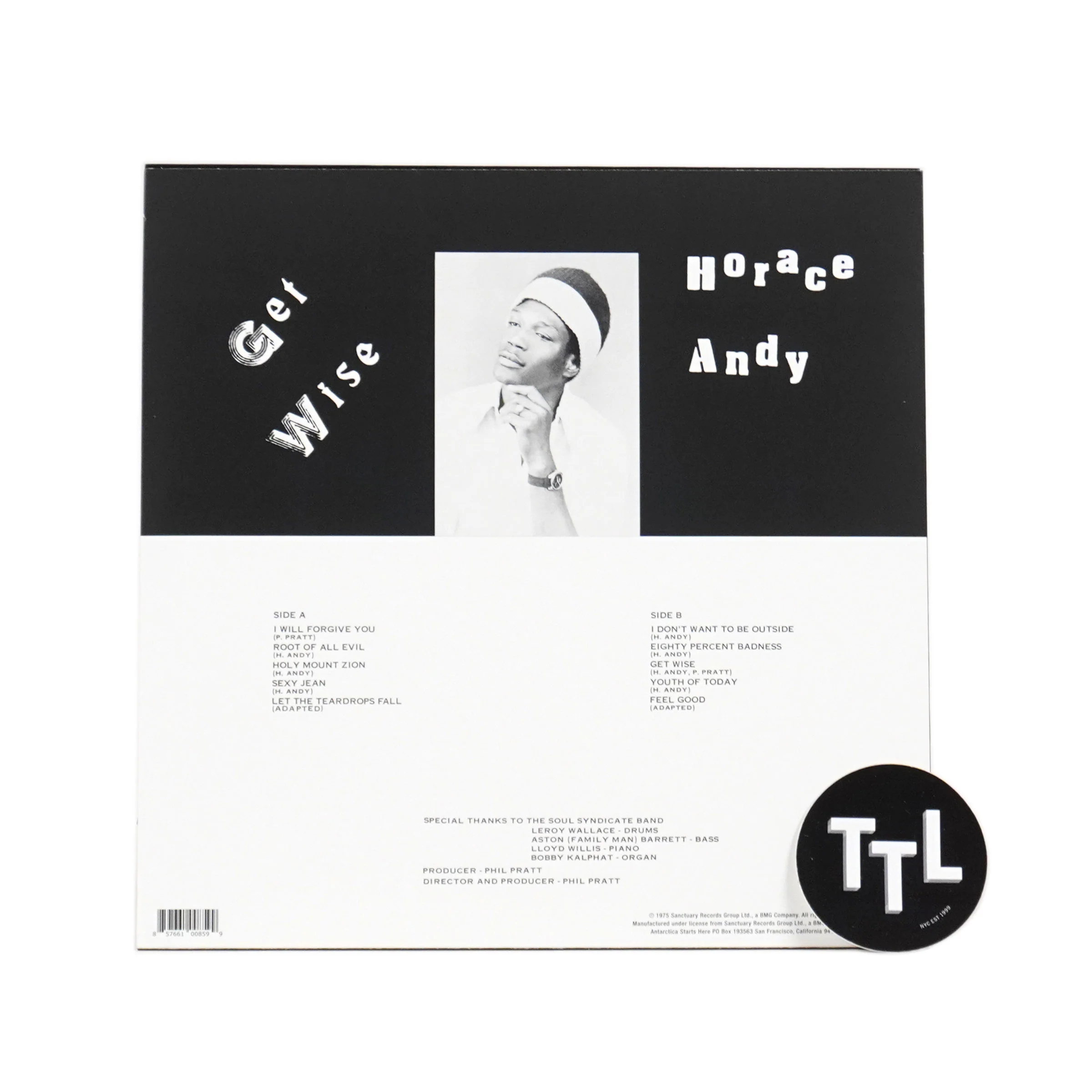 Horace Andy: Get Wise Vinyl LP - Image 3
