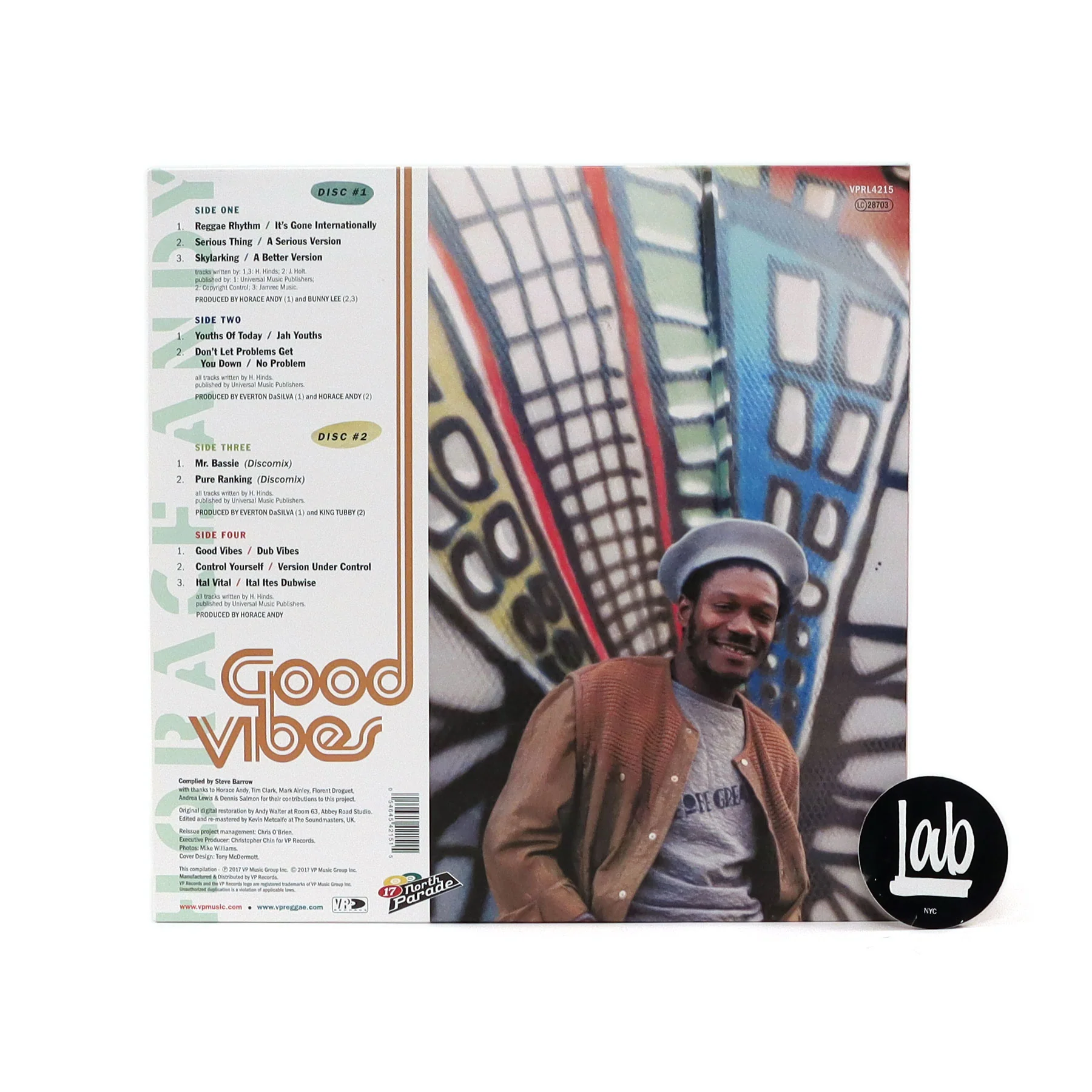 Horace Andy: Good Vibes Vinyl 2LP - Image 3