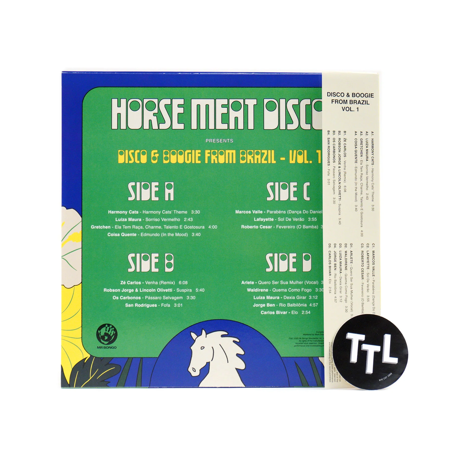 Horse Meat Disco: Presents Disco & Boogie From Brazil Vol.1 (Indie Exclusive Colored Vinyl) Vinyl 2LP - Image 3