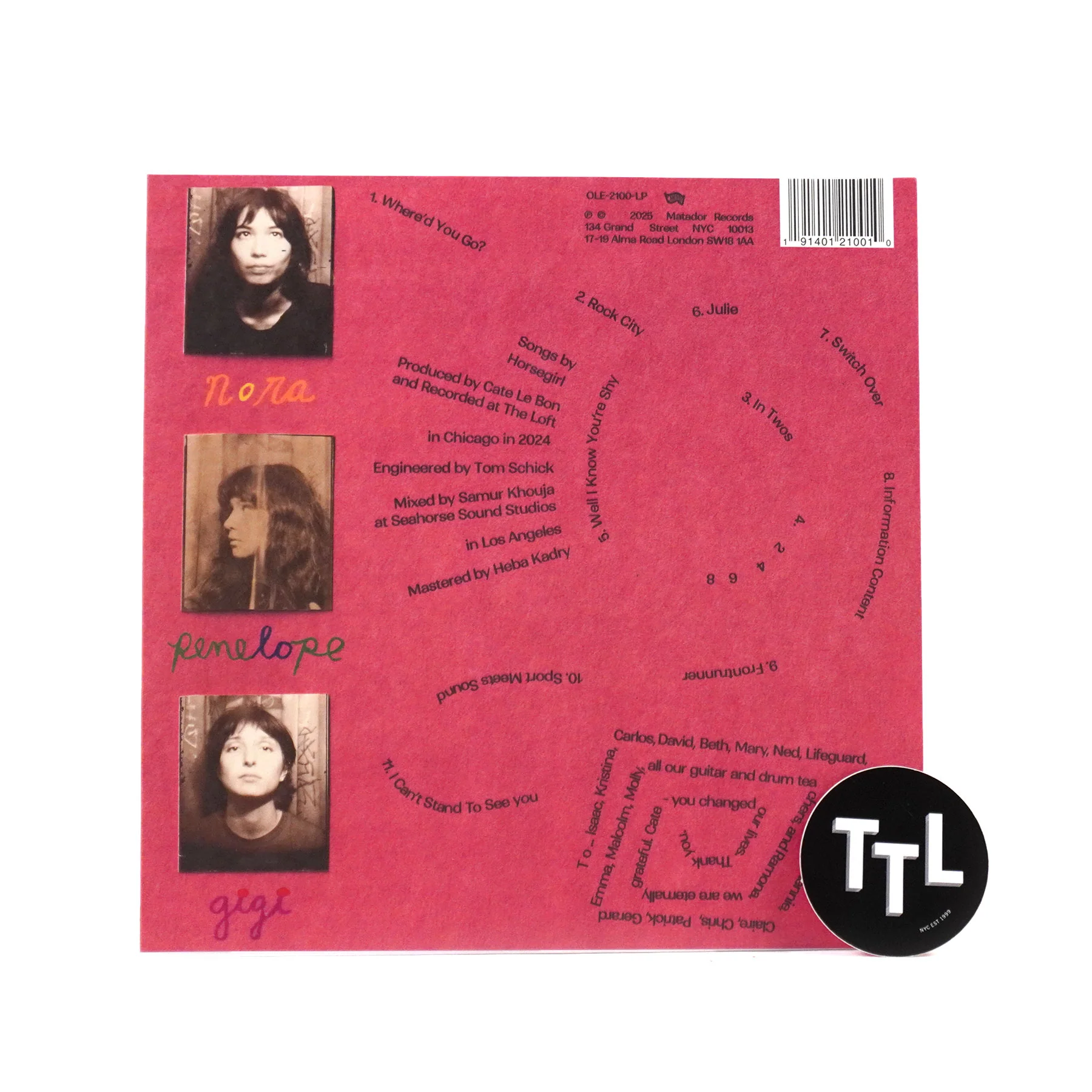 Horsegirl: Phonetics On and On (Indie Exclusive Colored Vinyl) Vinyl LP - Image 3