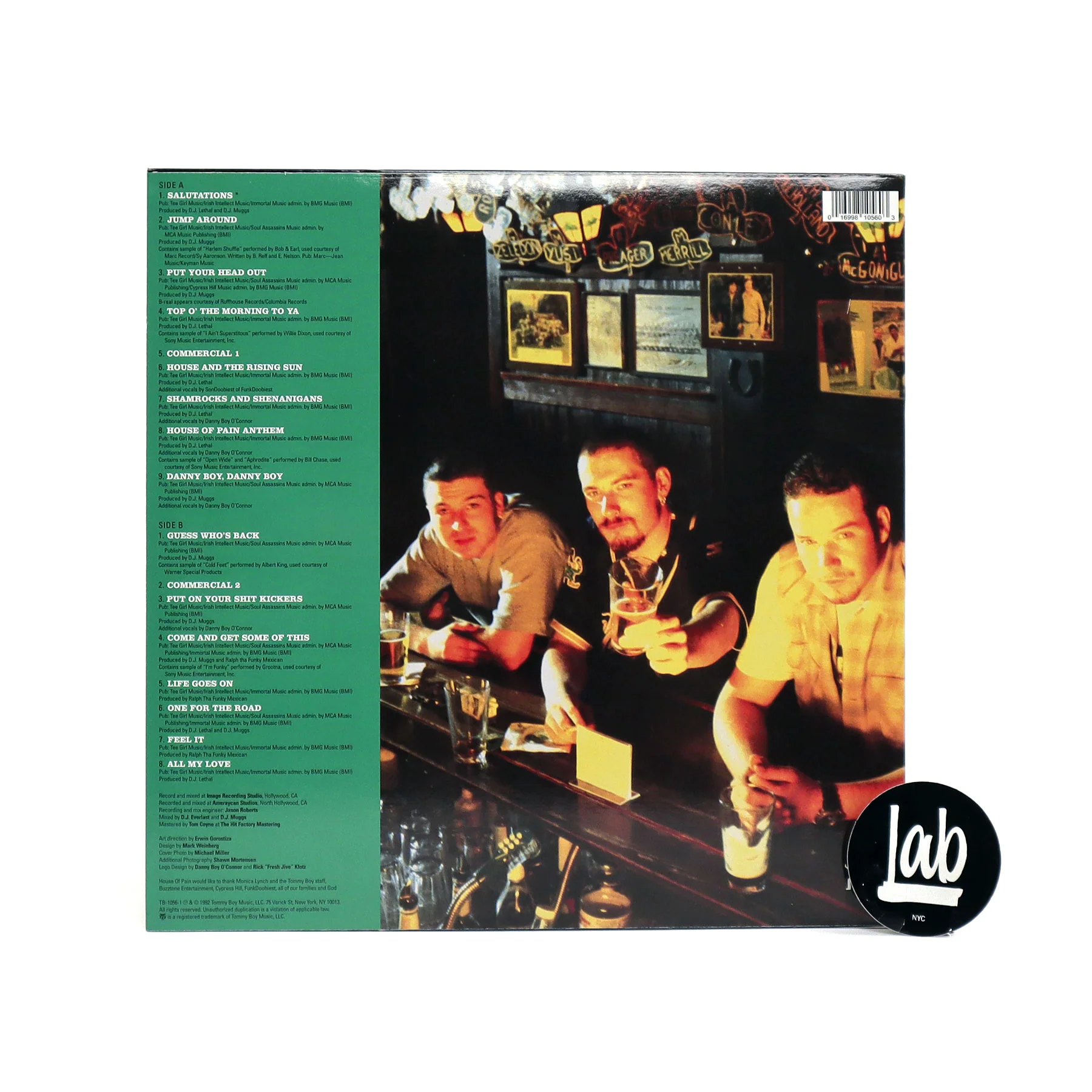 House Of Pain: Fine Malt Lyrics Vinyl LP - Image 2