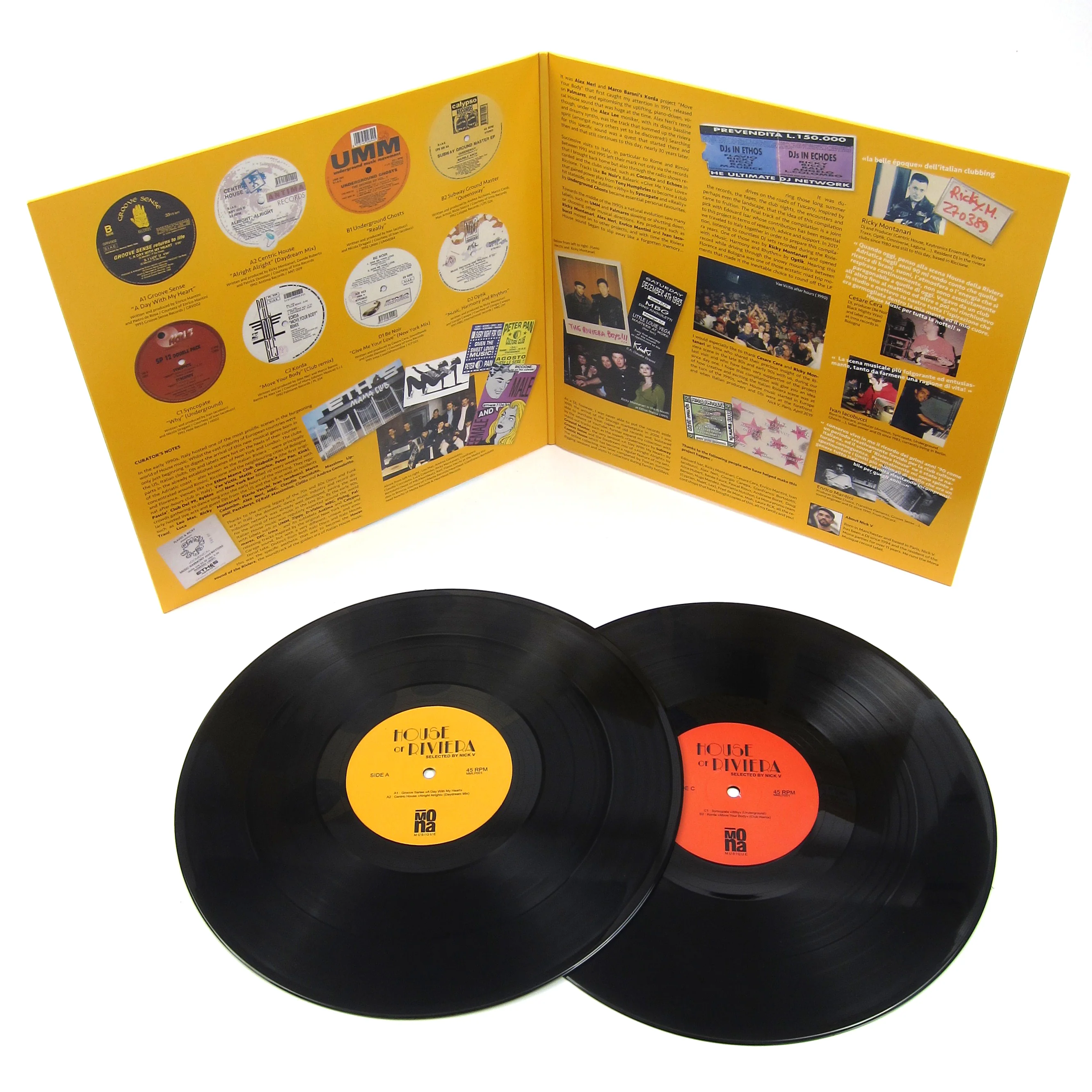 House Of Riviera: 8 Tracks From the Golden Era Of Italian House Music (1991-1993) Vinyl LP - Image 2