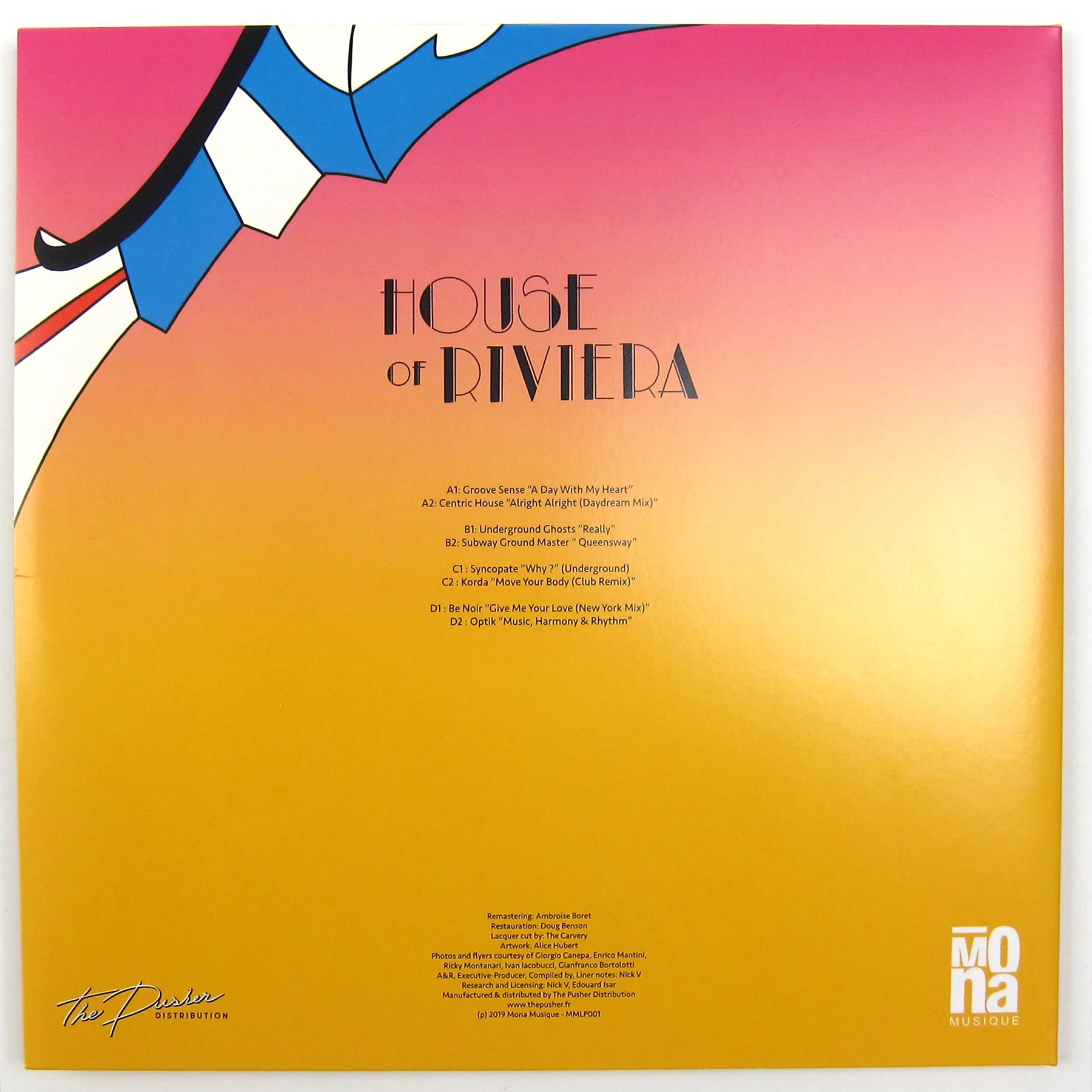 House Of Riviera: 8 Tracks From the Golden Era Of Italian House Music (1991-1993) Vinyl LP - Image 4
