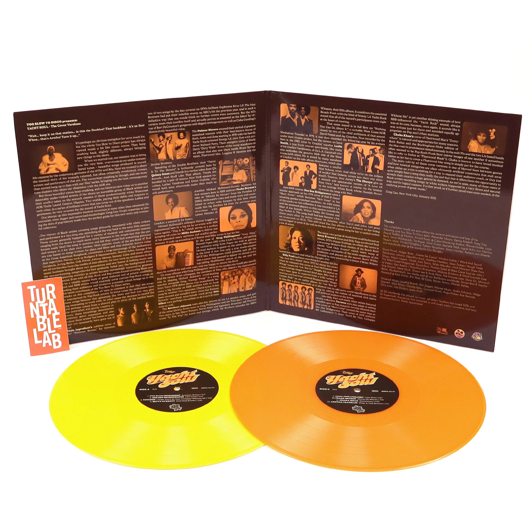 How Do You Are?: Too Slow To Disco Presents Yacht Soul Covers (180g, Indie Exclusive Colored Vinyl) Vinyl 2LP - Image 2