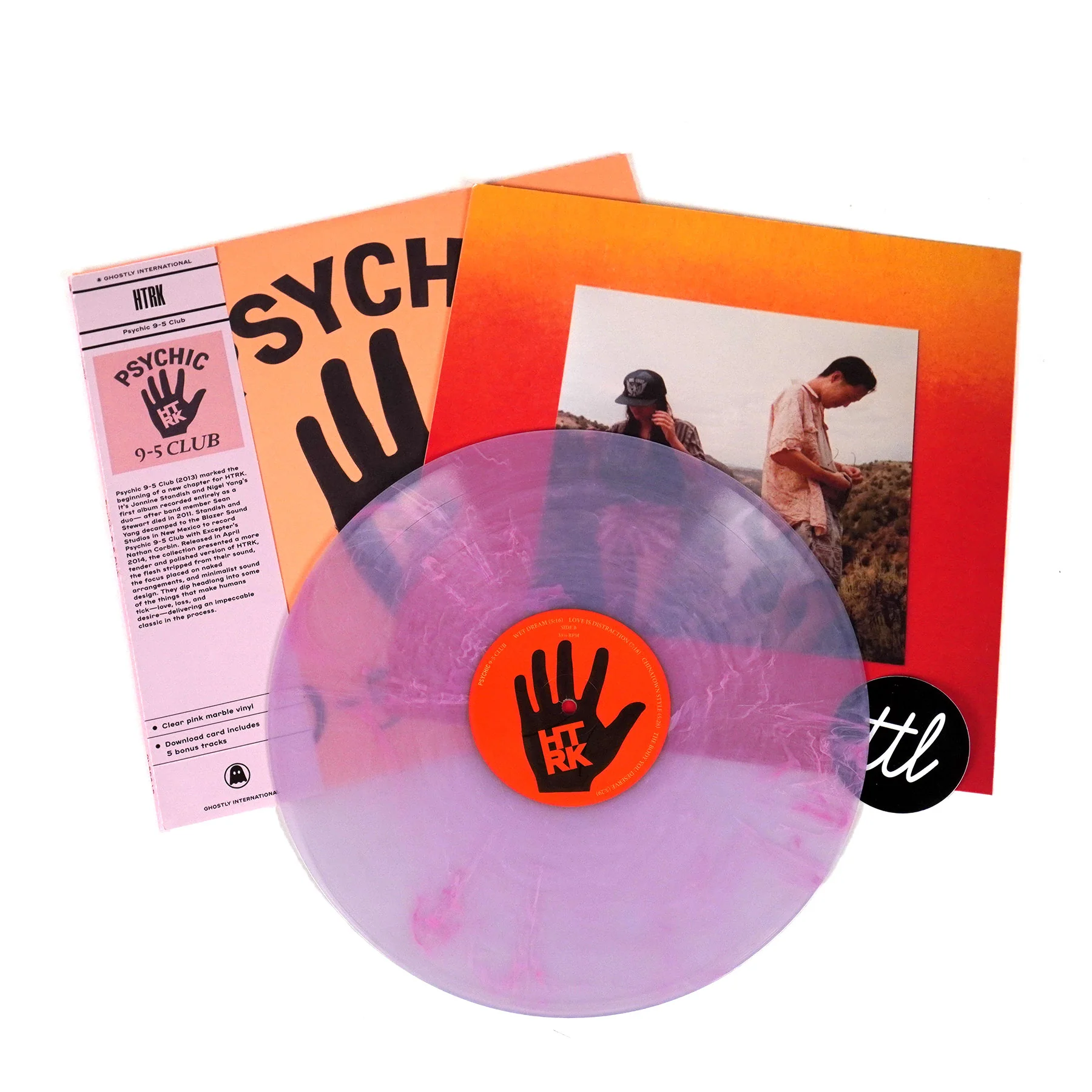 HTRK: Psychic 9-5 Club (Colored Vinyl) Vinyl LP - Image 2