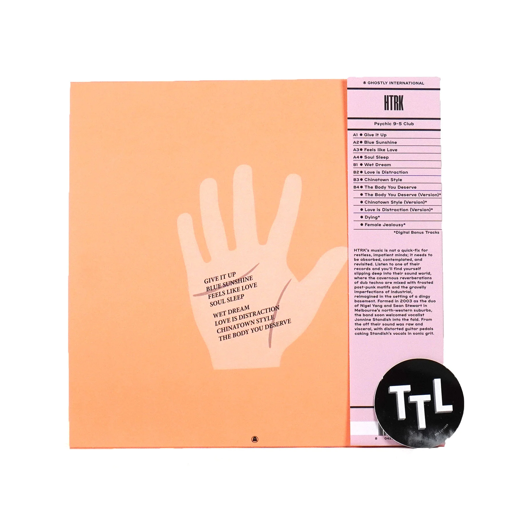 HTRK: Psychic 9-5 Club (Colored Vinyl) Vinyl LP - Image 3
