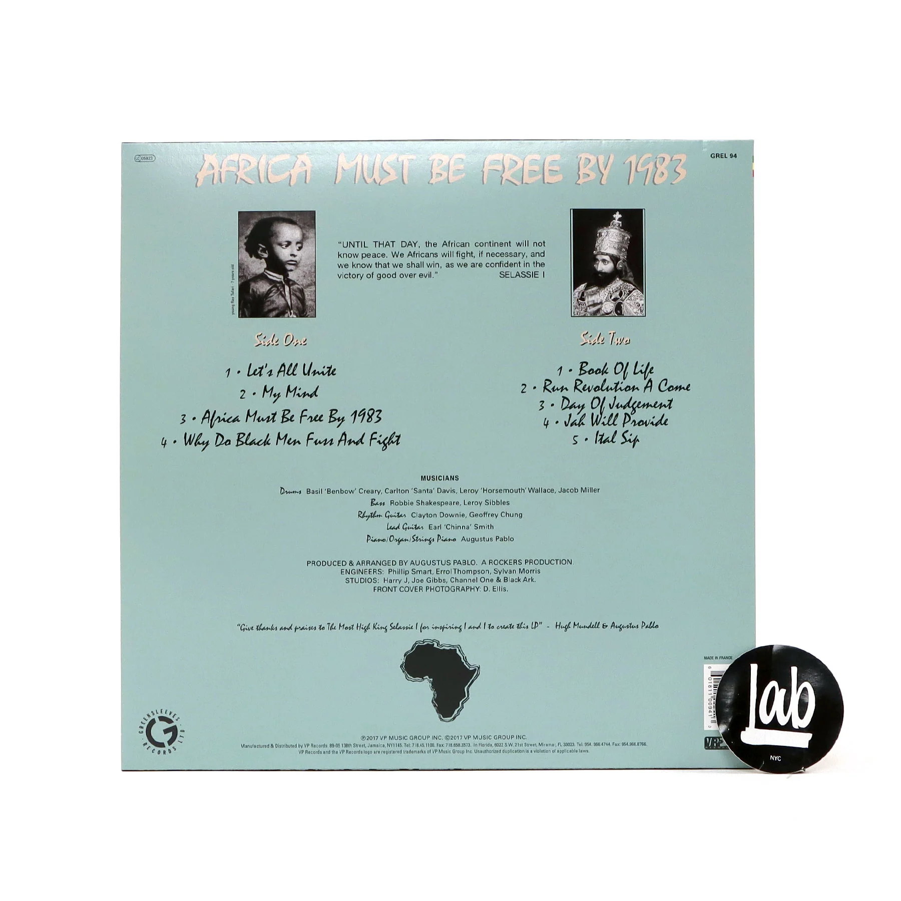 Hugh Mundell: Africa Must Be Free By 1983 Vinyl LP - Image 2