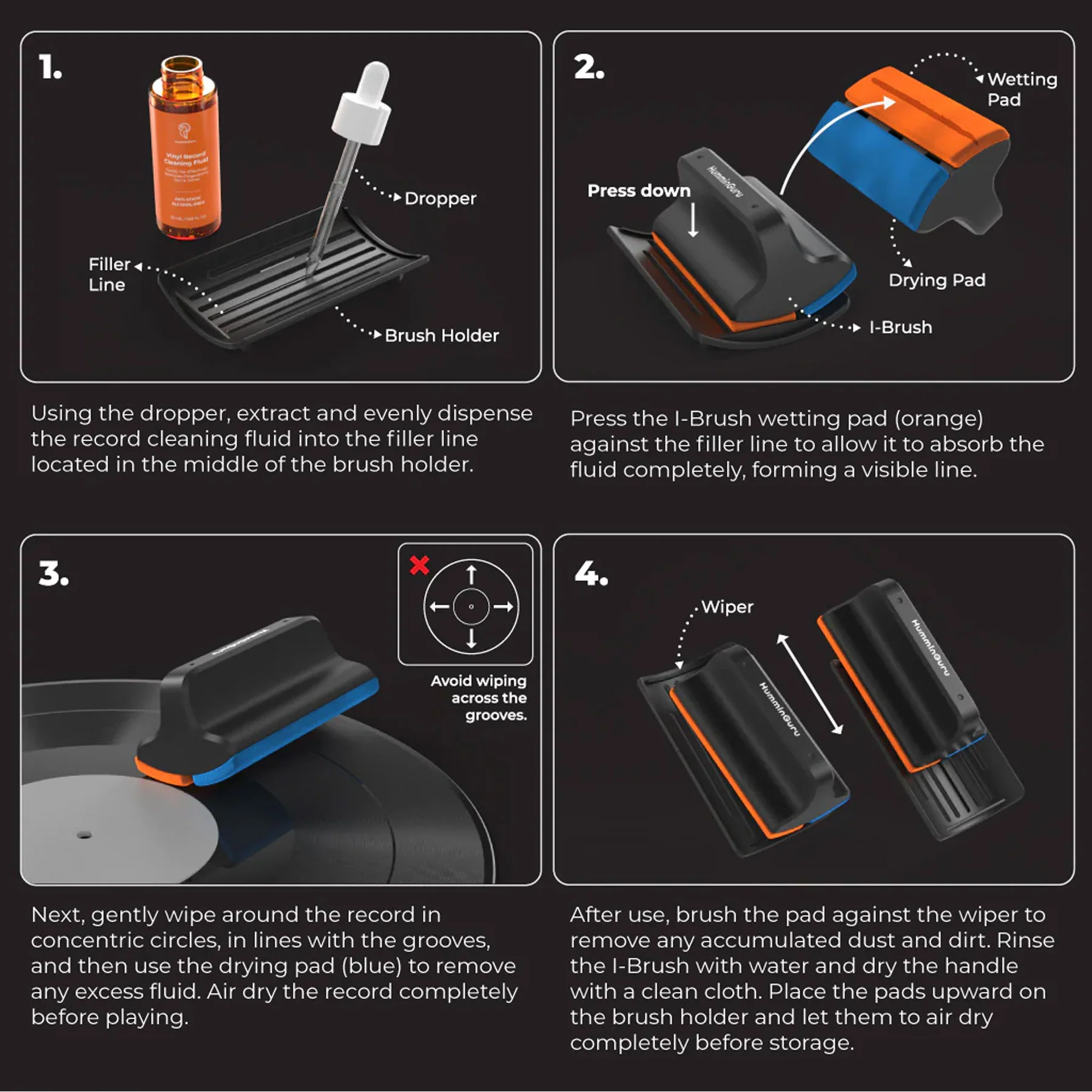 HumminGuru: I-Brush Vinyl Record Cleaning Kit - Image 3