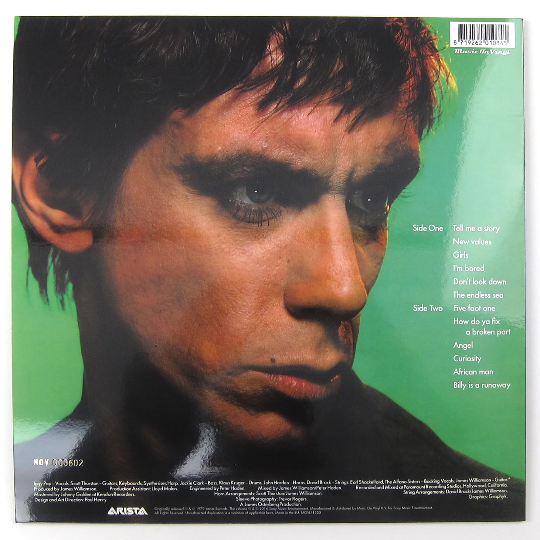 Iggy Pop: New Values (Music On Vinyl 180g, Colored Vinyl) Vinyl LP - Image 3