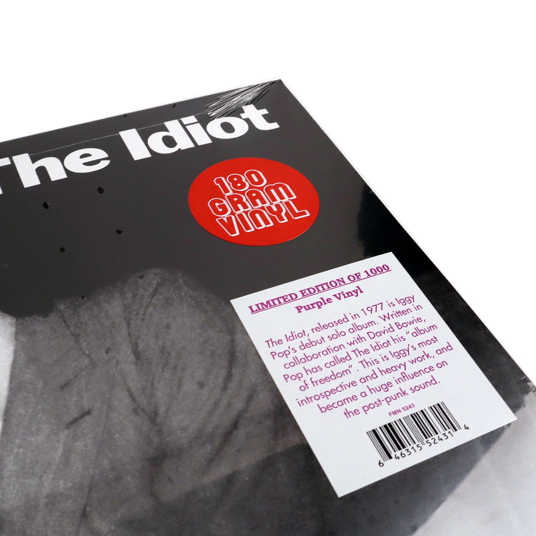 Iggy Pop: The Idiot (180g, Purple Colored Vinyl) Vinyl LP - Image 4