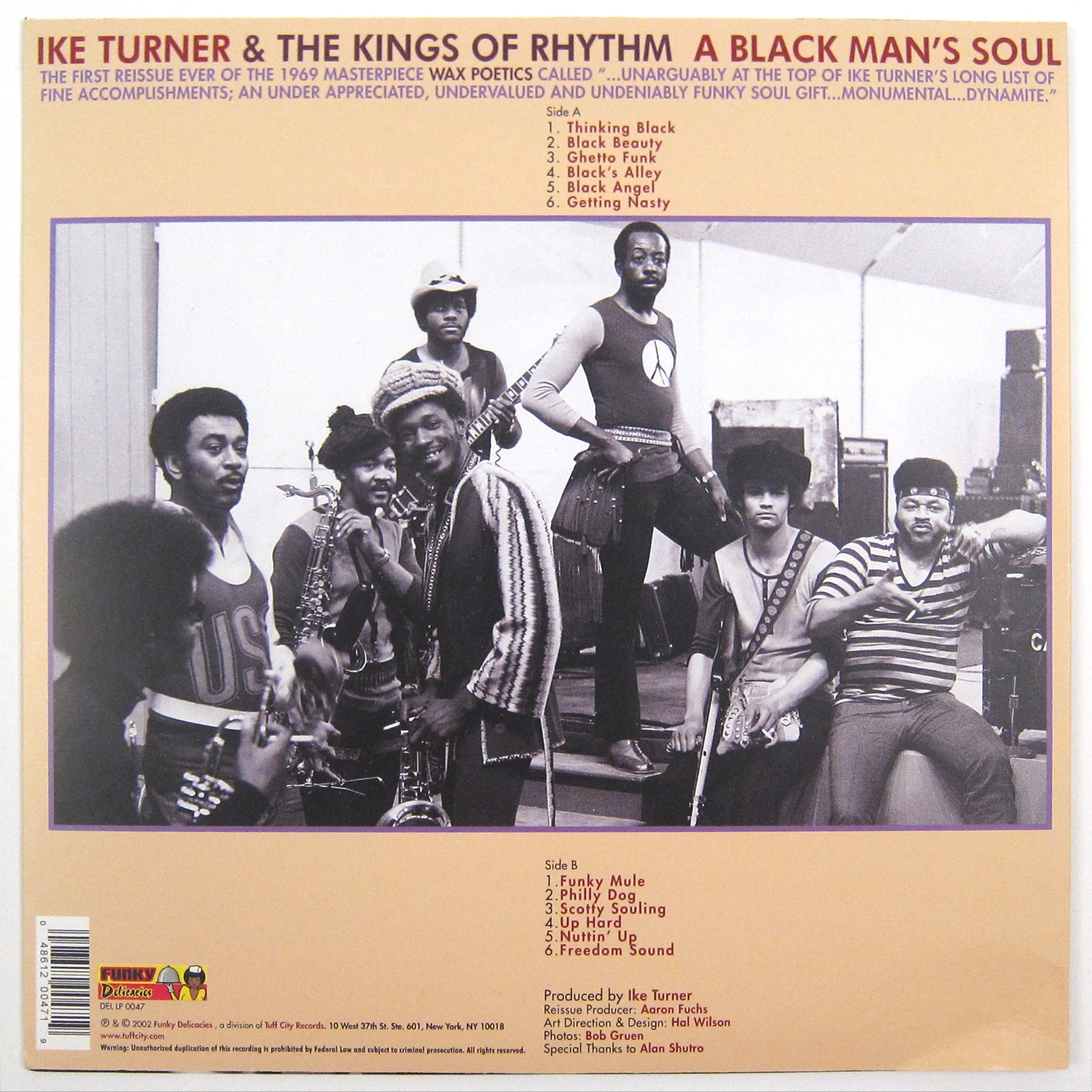 Ike Turner & The Kings Of Rhythm: A Black Man's Soul Vinyl LP (New) - Image 2
