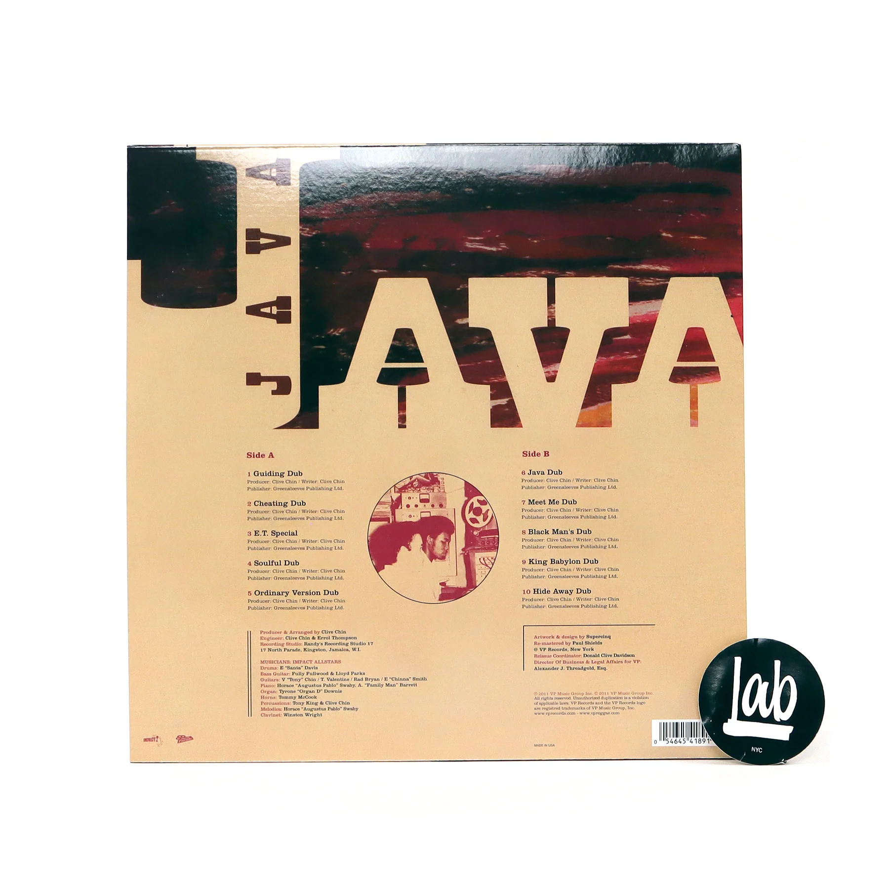 Impact All Stars: Java Java Java Java (Augustus Pablo) Vinyl LP - Image 2