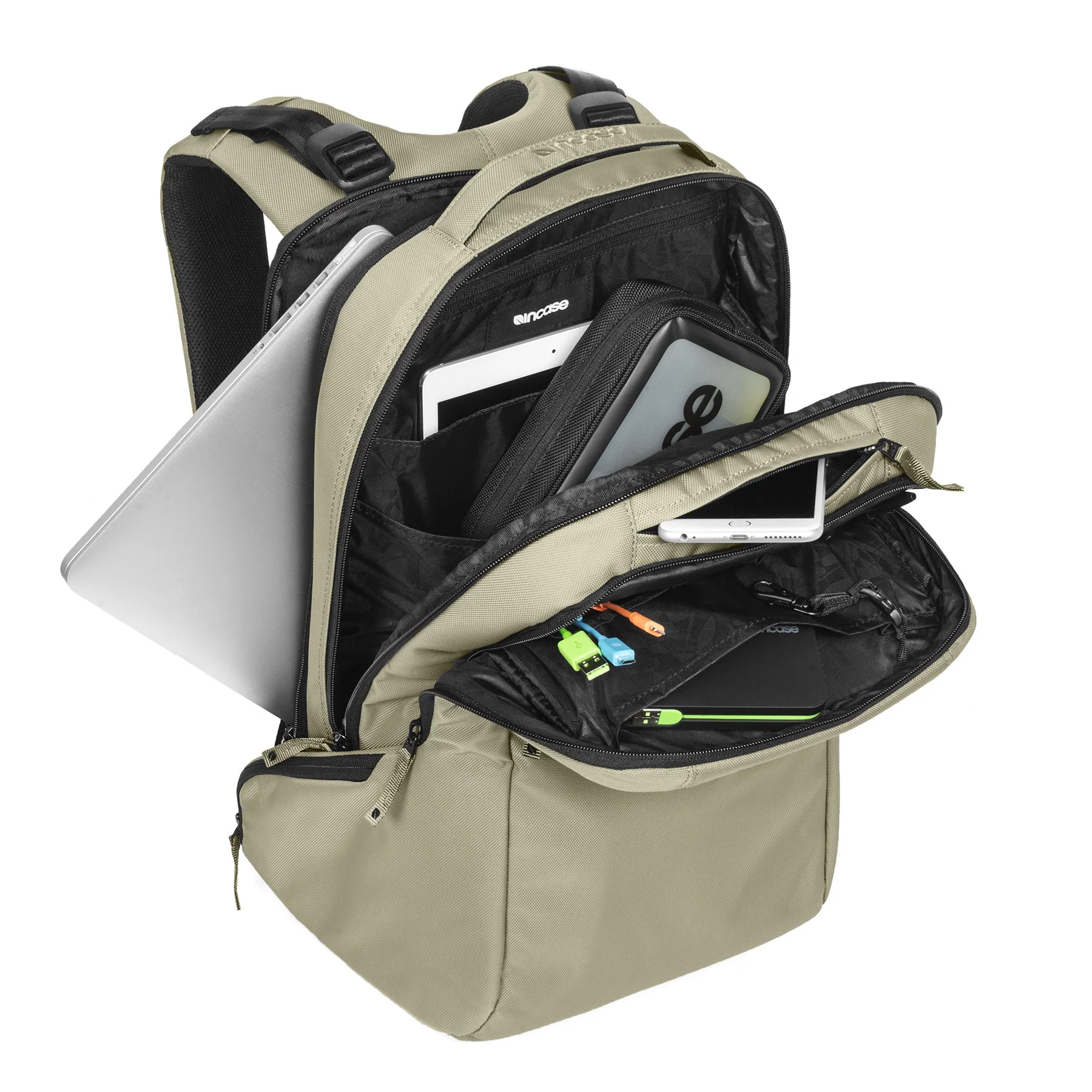 Incase: Icon Backpack - Moss Green / Black (CL55556) - Image 4