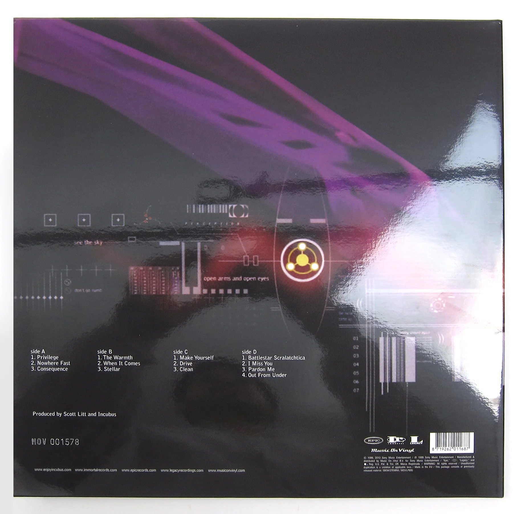 Incubus: Make Yourself (Music On Vinyl 180g, Colored Vinyl) Vinyl 2LP - Image 3