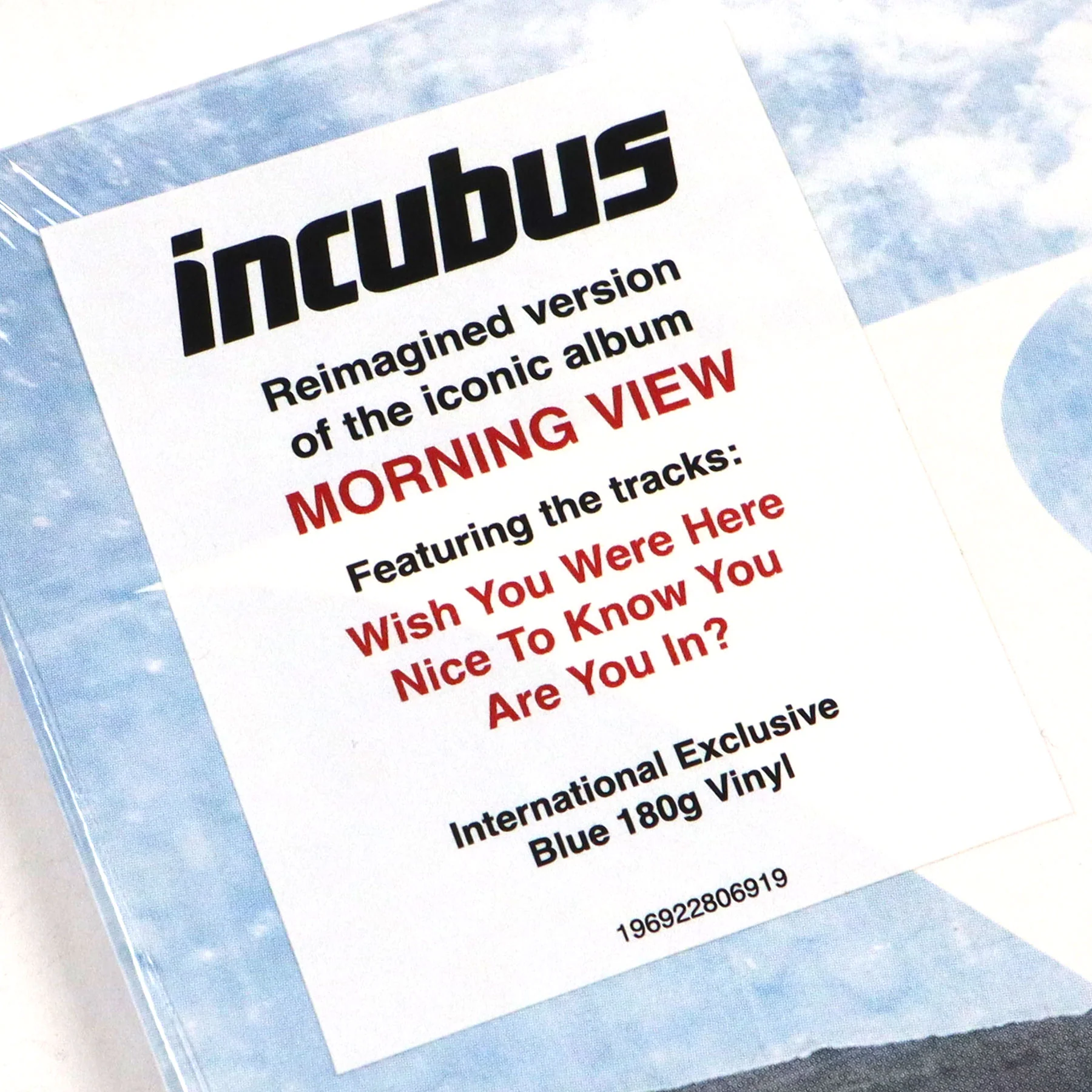 Incubus: Morning View XXIII (180g Blue Colored Vinyl) Vinyl LP - Image 4