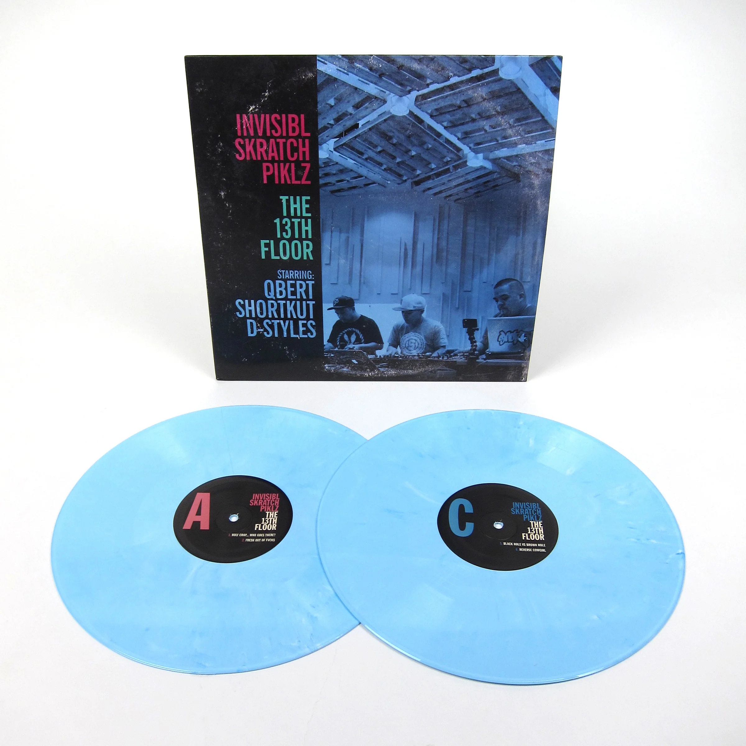 Invisibl Skratch Piklz: The 13th Floor (Baby Blue Colored Vinyl) Vinyl 2LP - Image 2