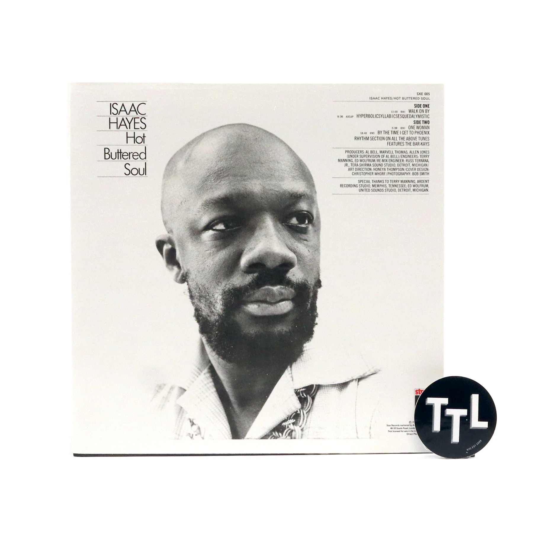 Isaac Hayes: Hot Buttered Soul (180g, UK Import) Vinyl LP - Image 2